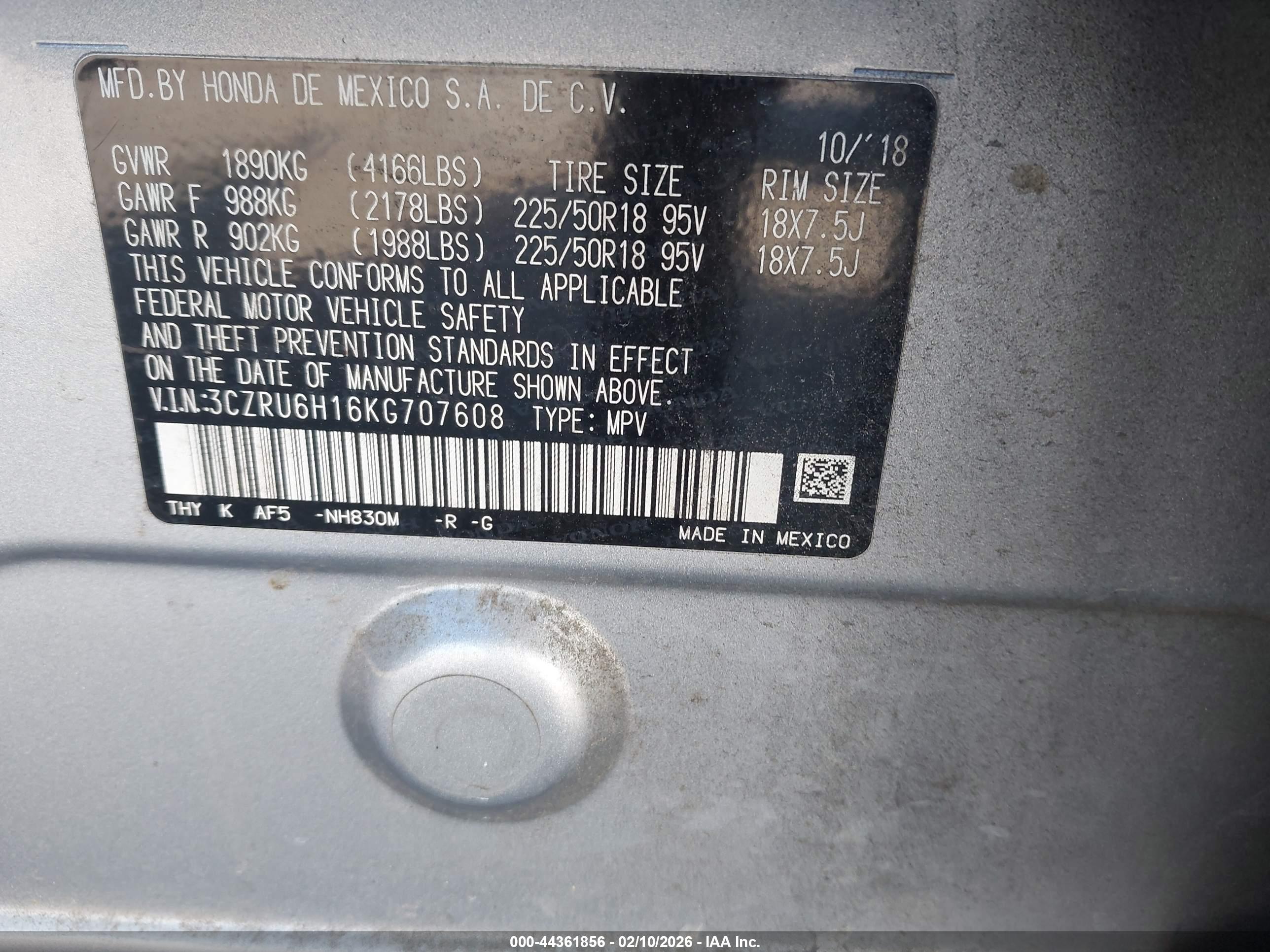 HONDA HR-V image 9