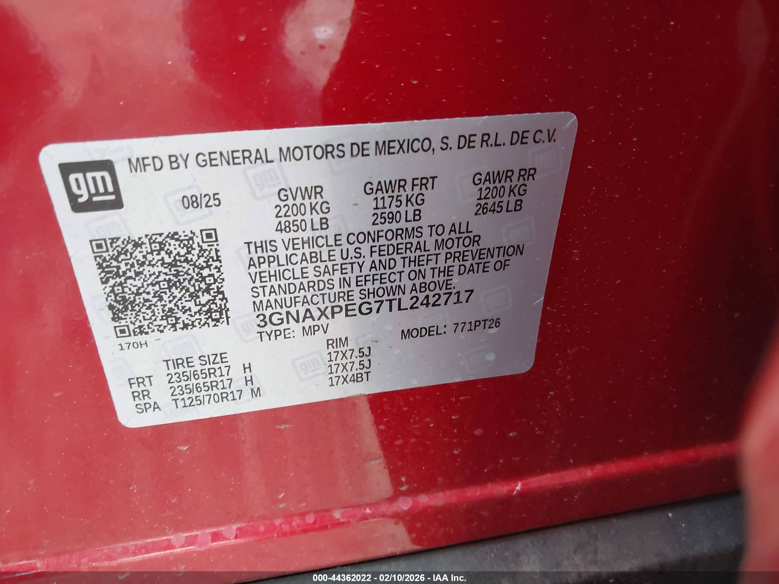 CHEVROLET EQUINOX image 9