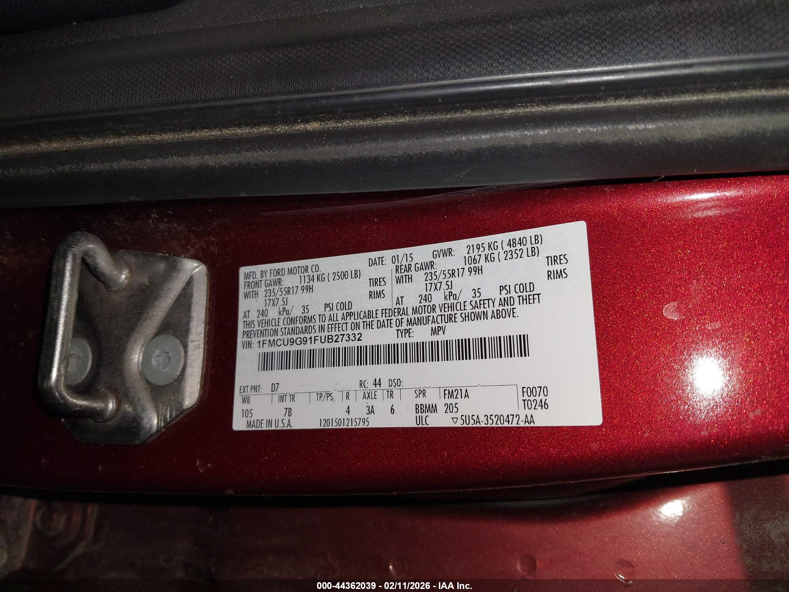 FORD ESCAPE image 9