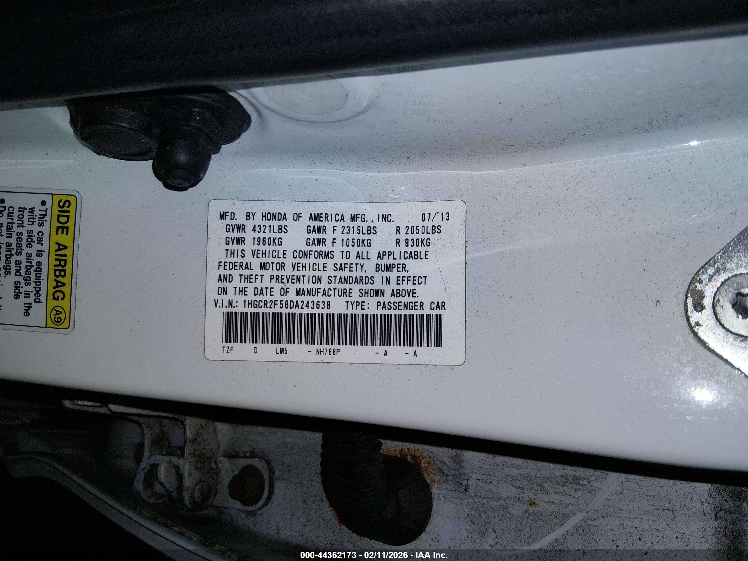 HONDA ACCORD image 9