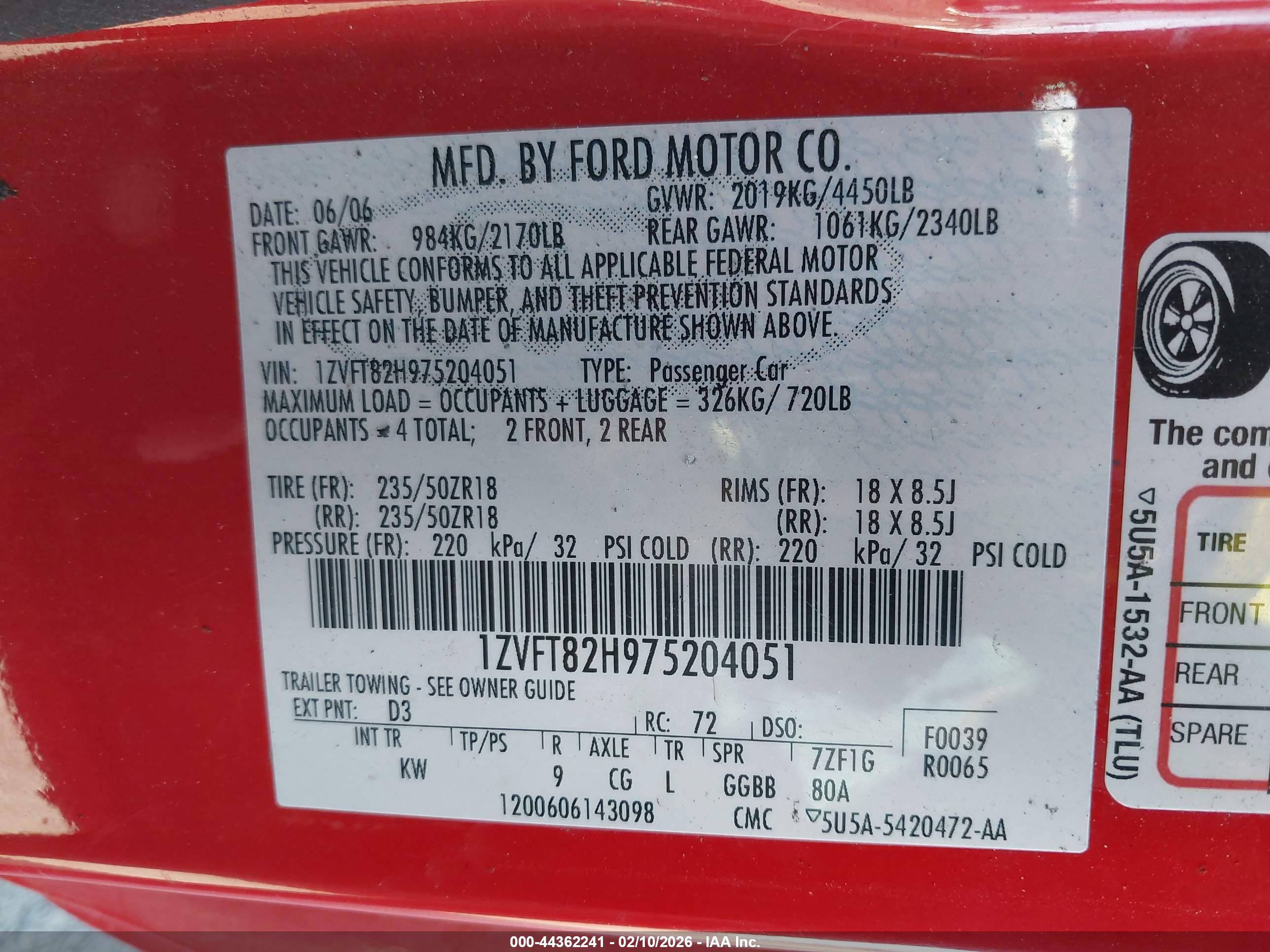 FORD MUSTANG image 9