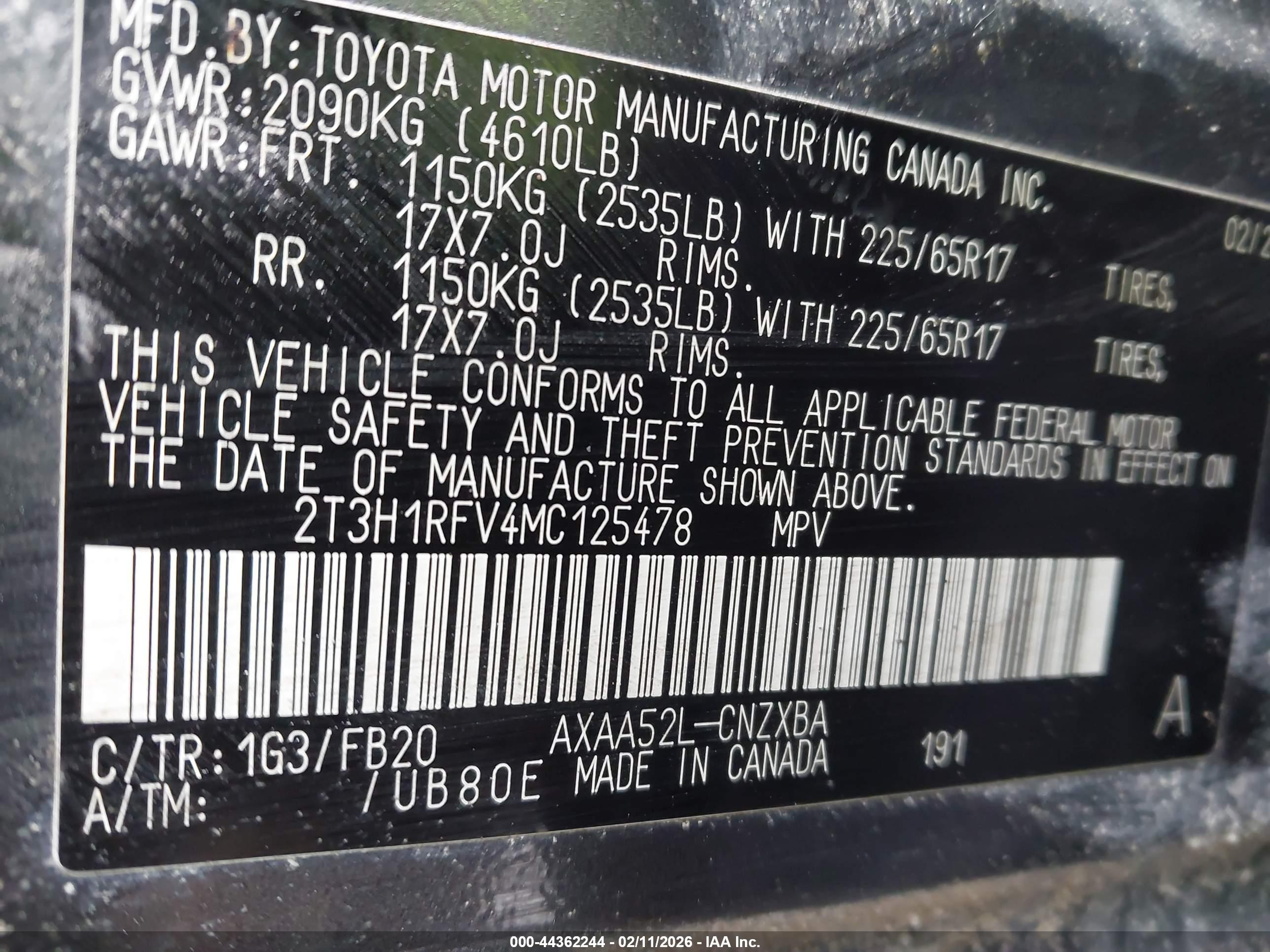 TOYOTA RAV4 image 9