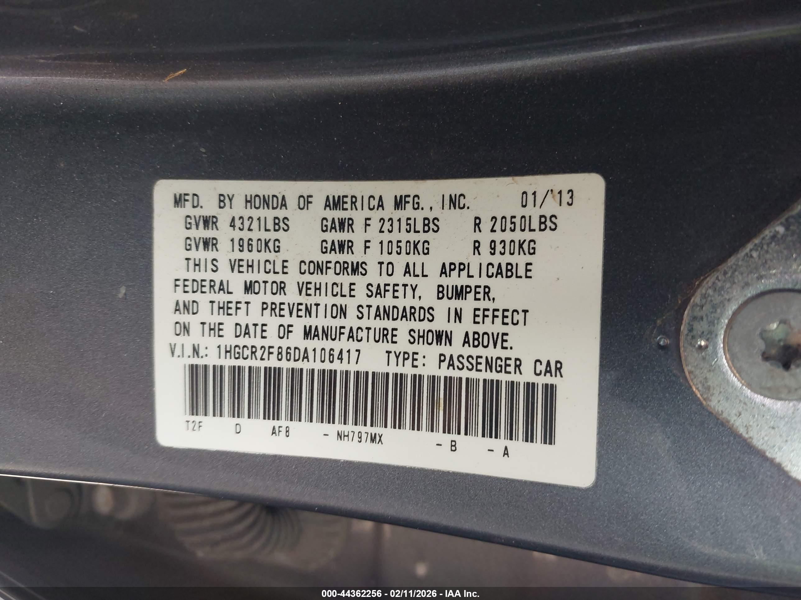 HONDA ACCORD image 9