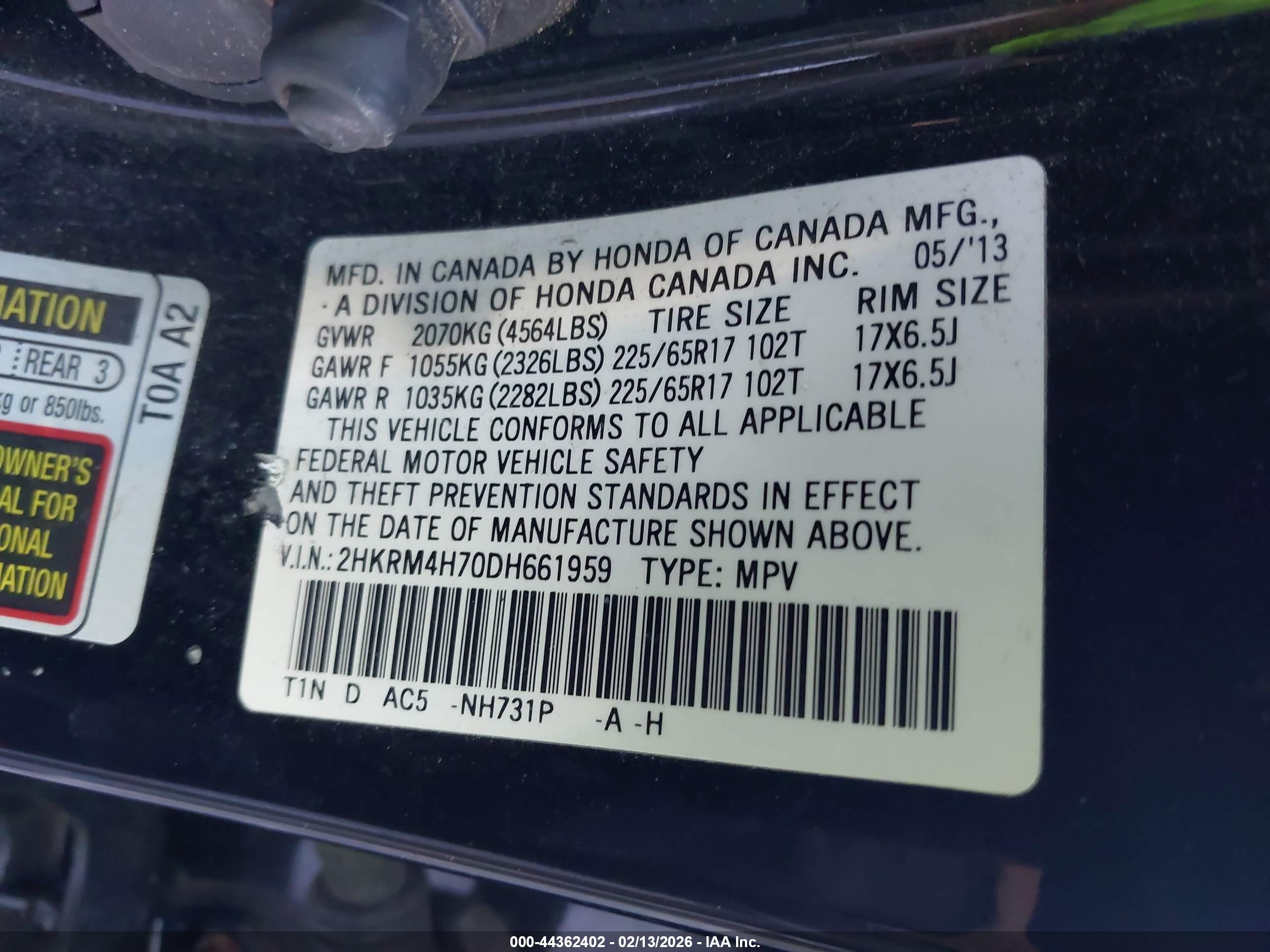 HONDA CR-V image 9