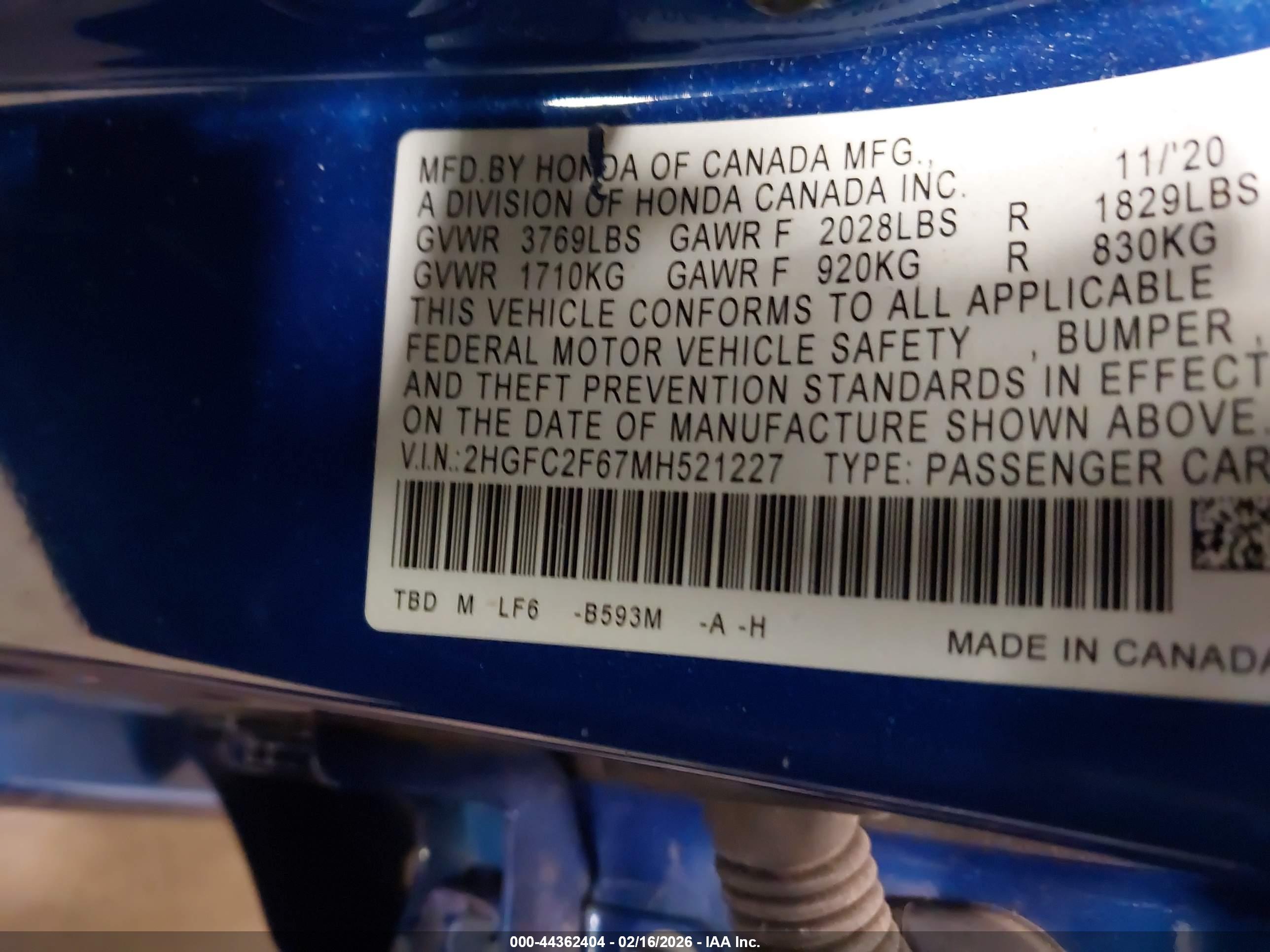 HONDA CIVIC image 9