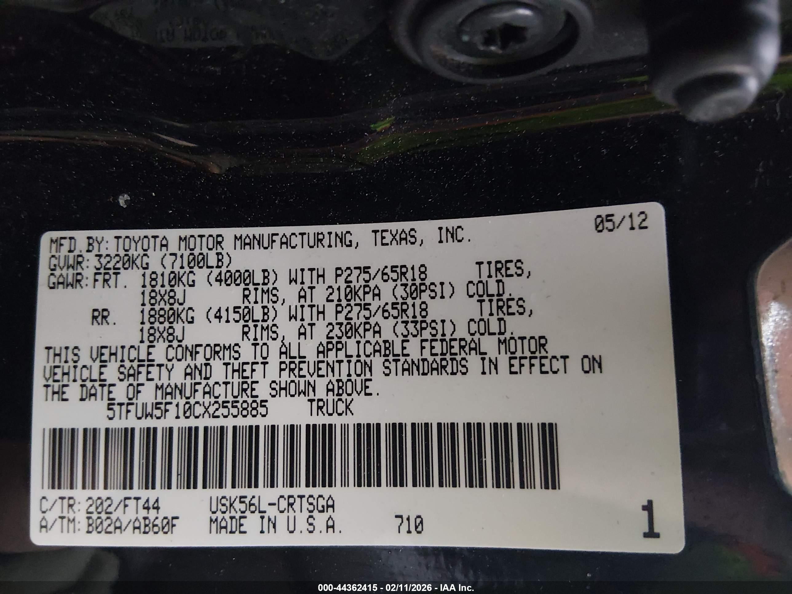 TOYOTA TUNDRA image 9