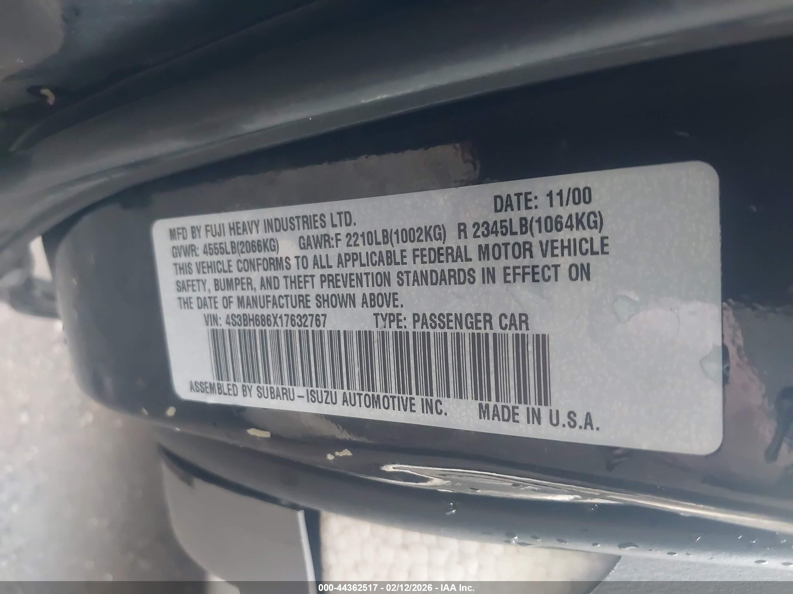 SUBARU OUTBACK image 9