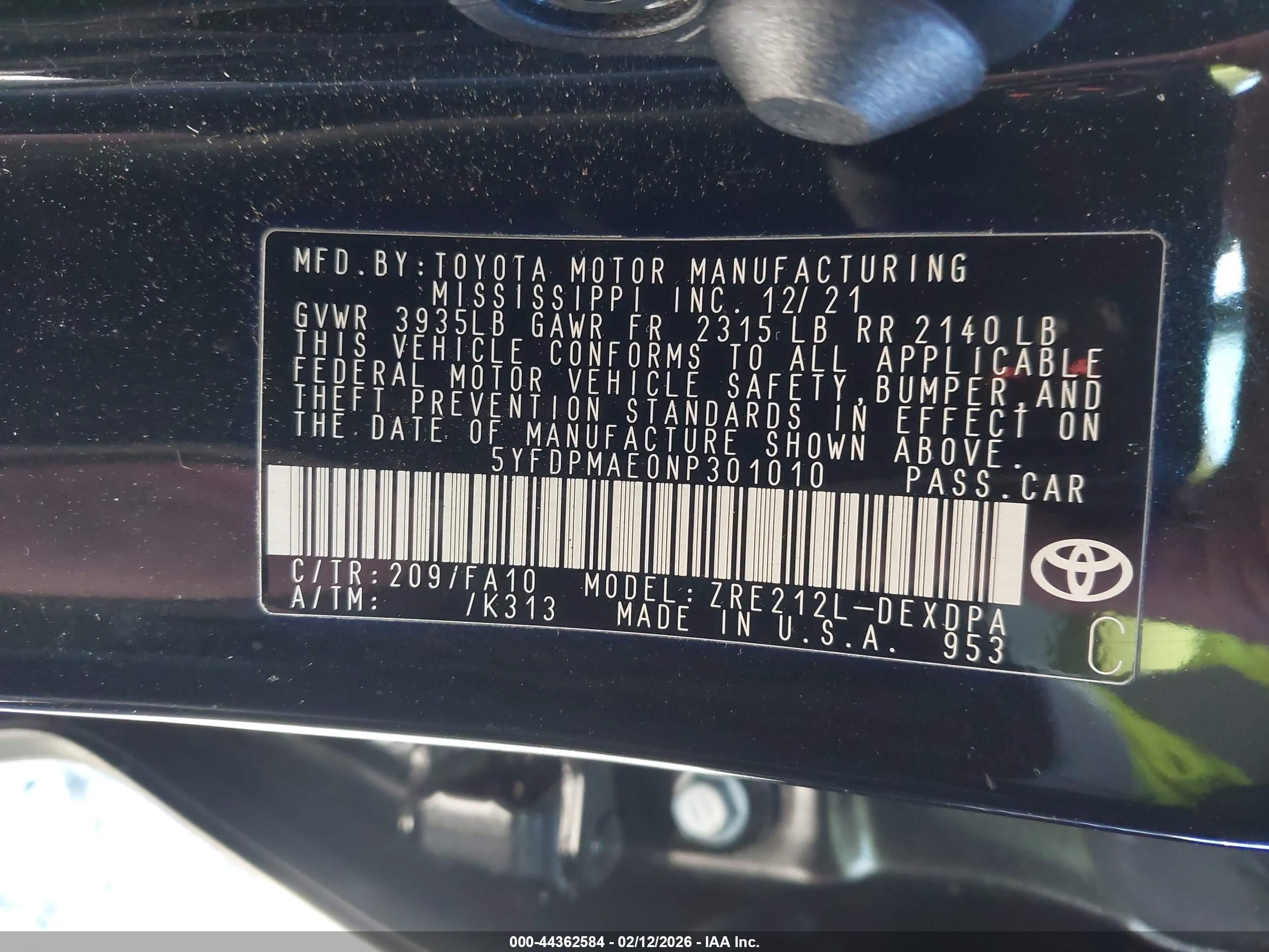 TOYOTA COROLLA image 9