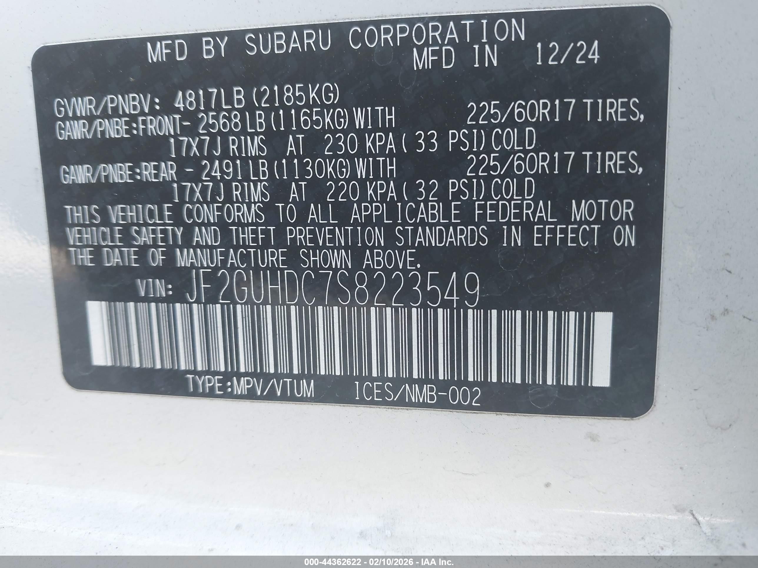 SUBARU CROSSTREK image 9