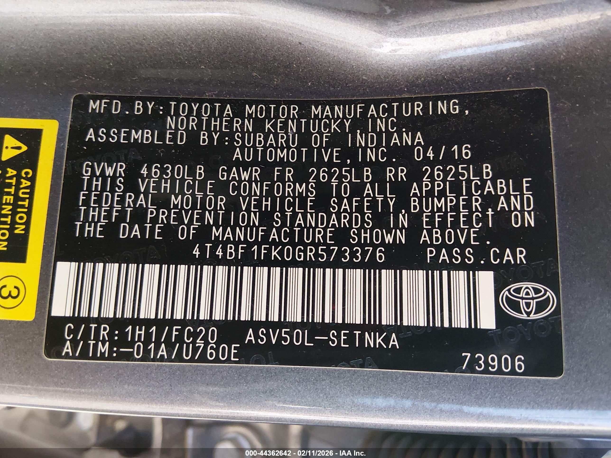 TOYOTA CAMRY image 9