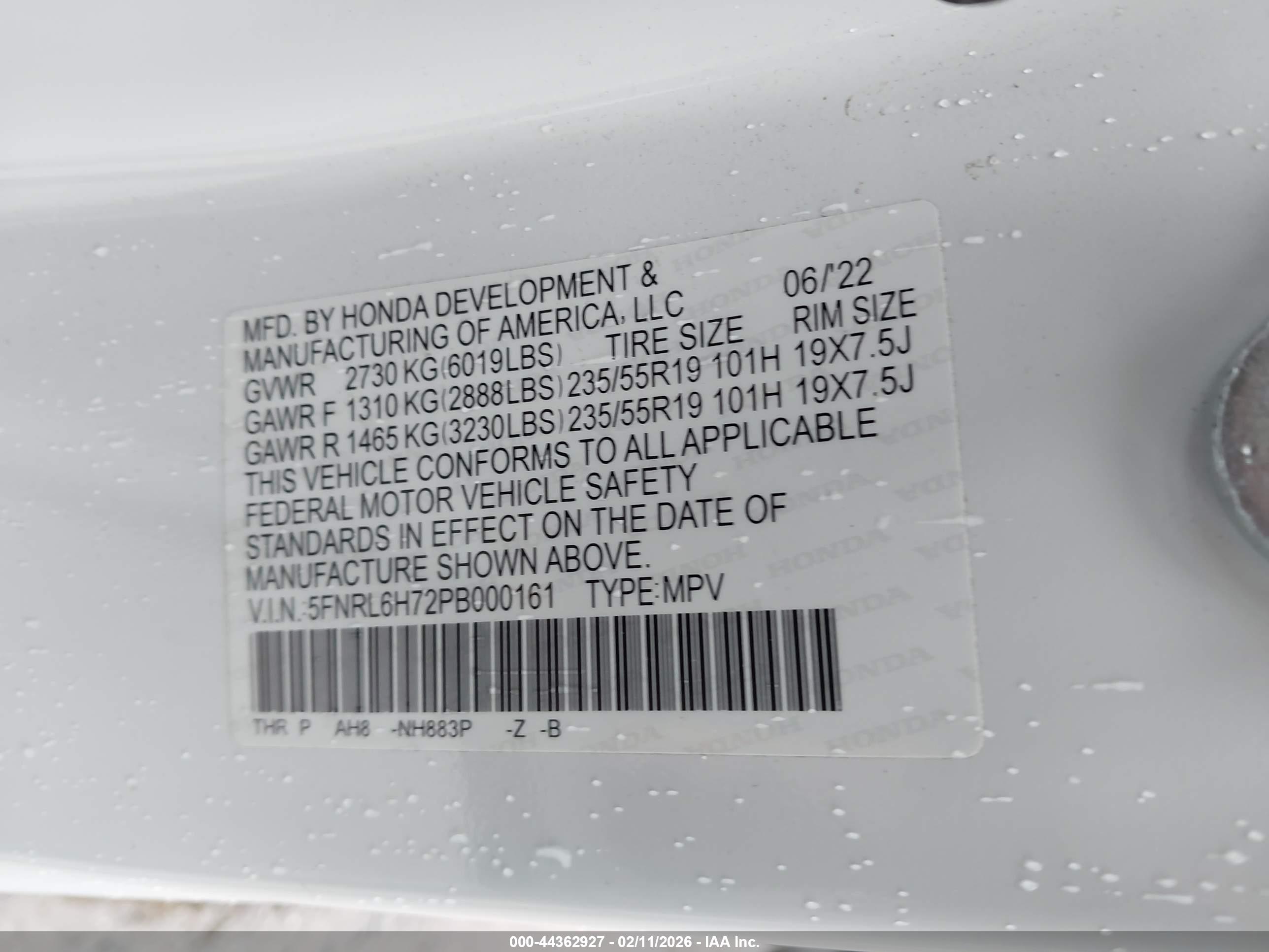 HONDA ODYSSEY image 9