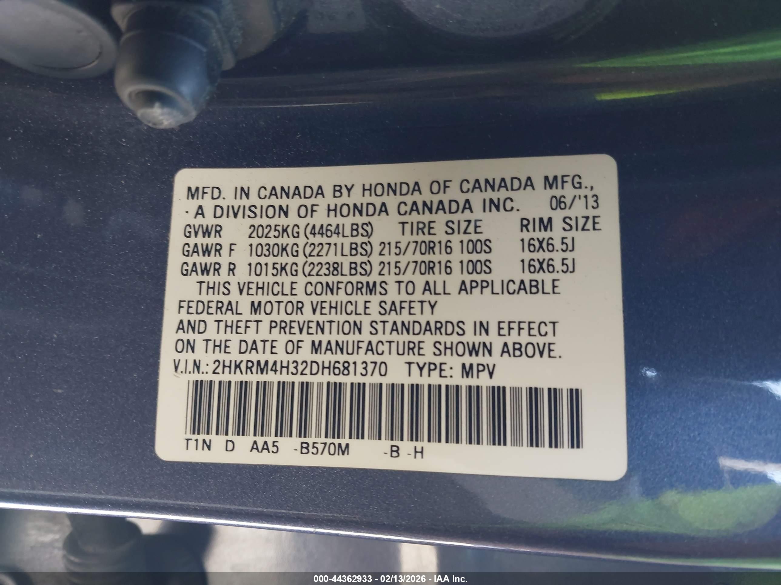 HONDA CR-V image 9