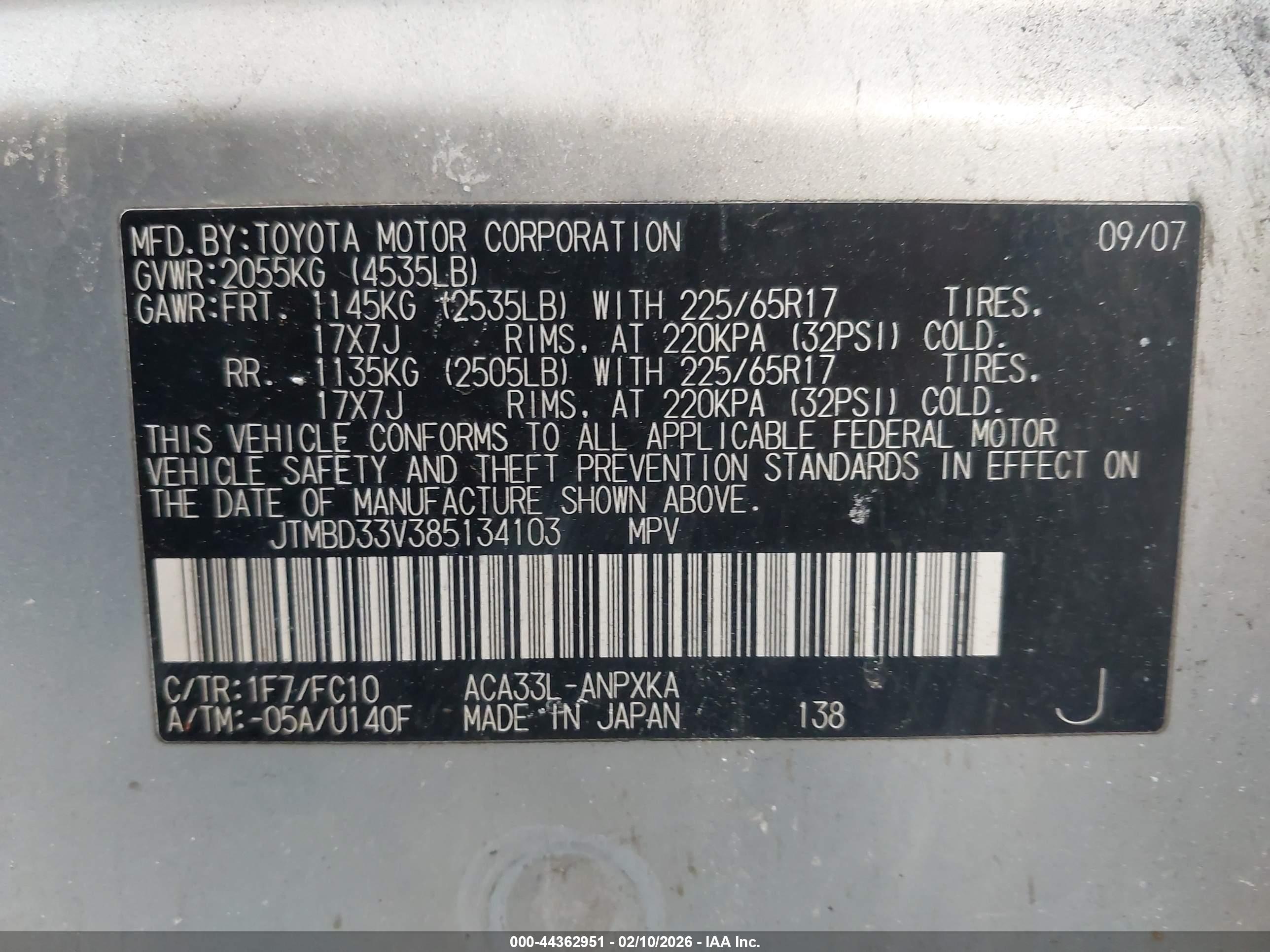 TOYOTA RAV4 image 9