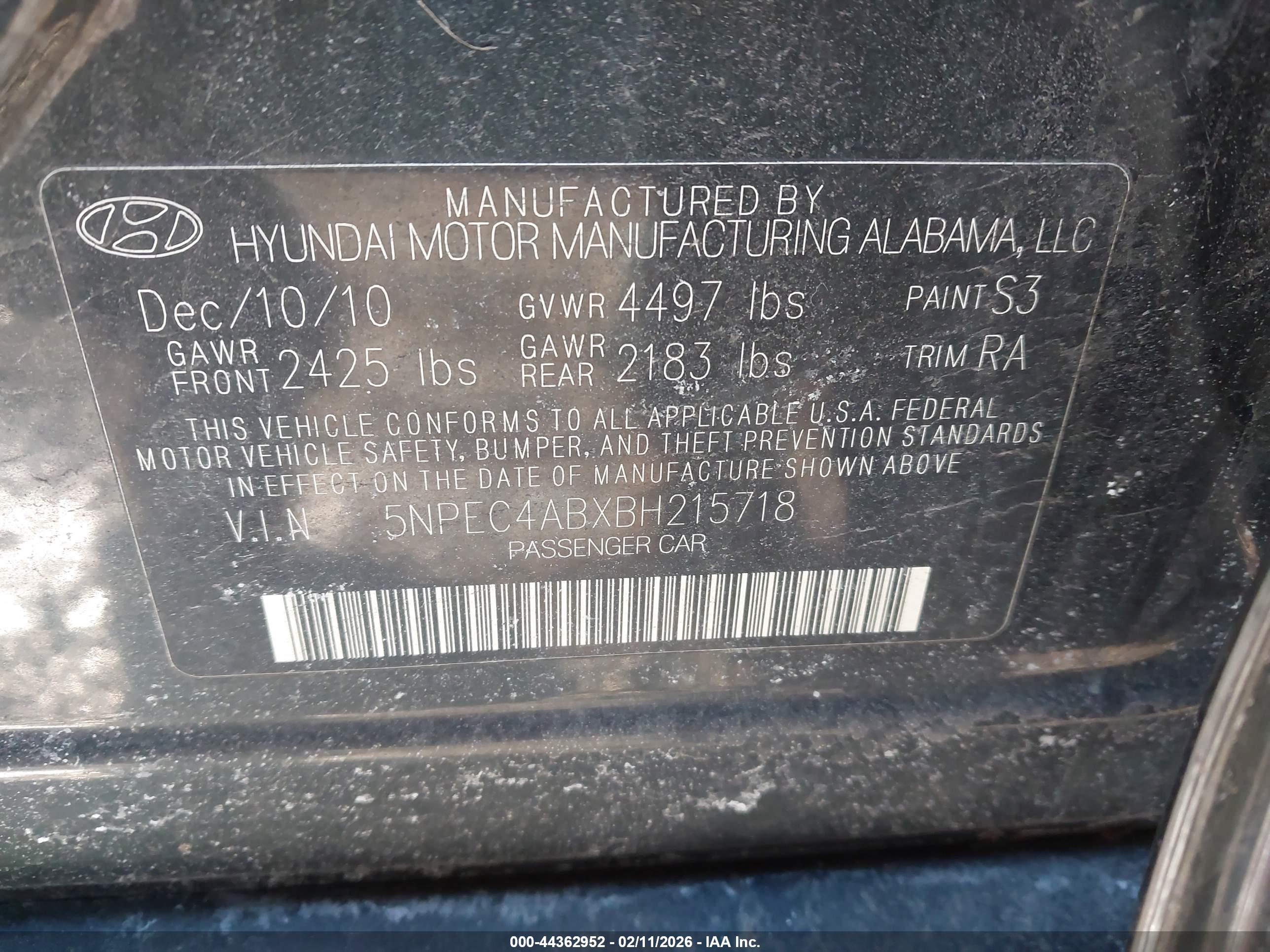 HYUNDAI SONATA image 9