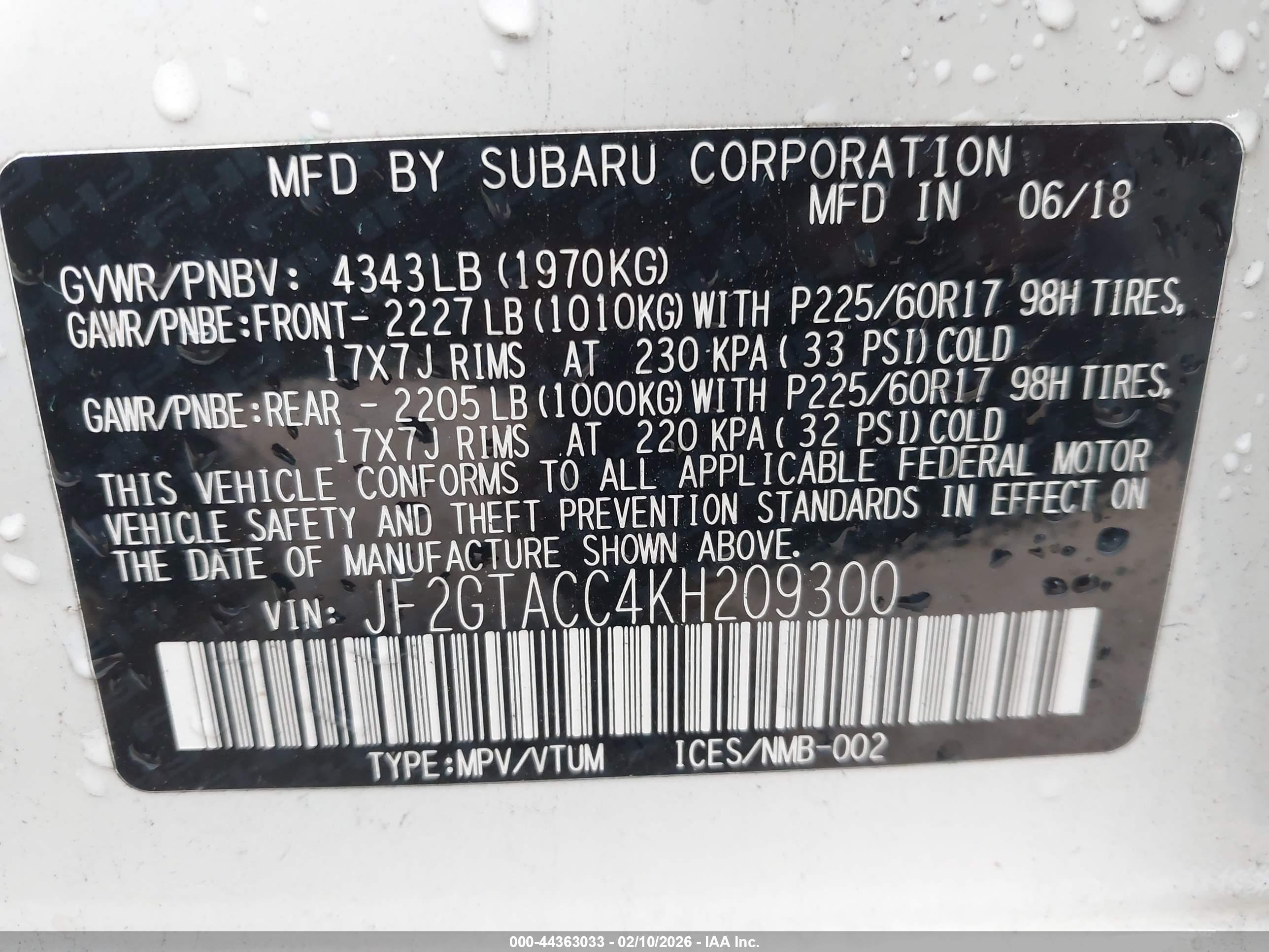 SUBARU CROSSTREK image 9