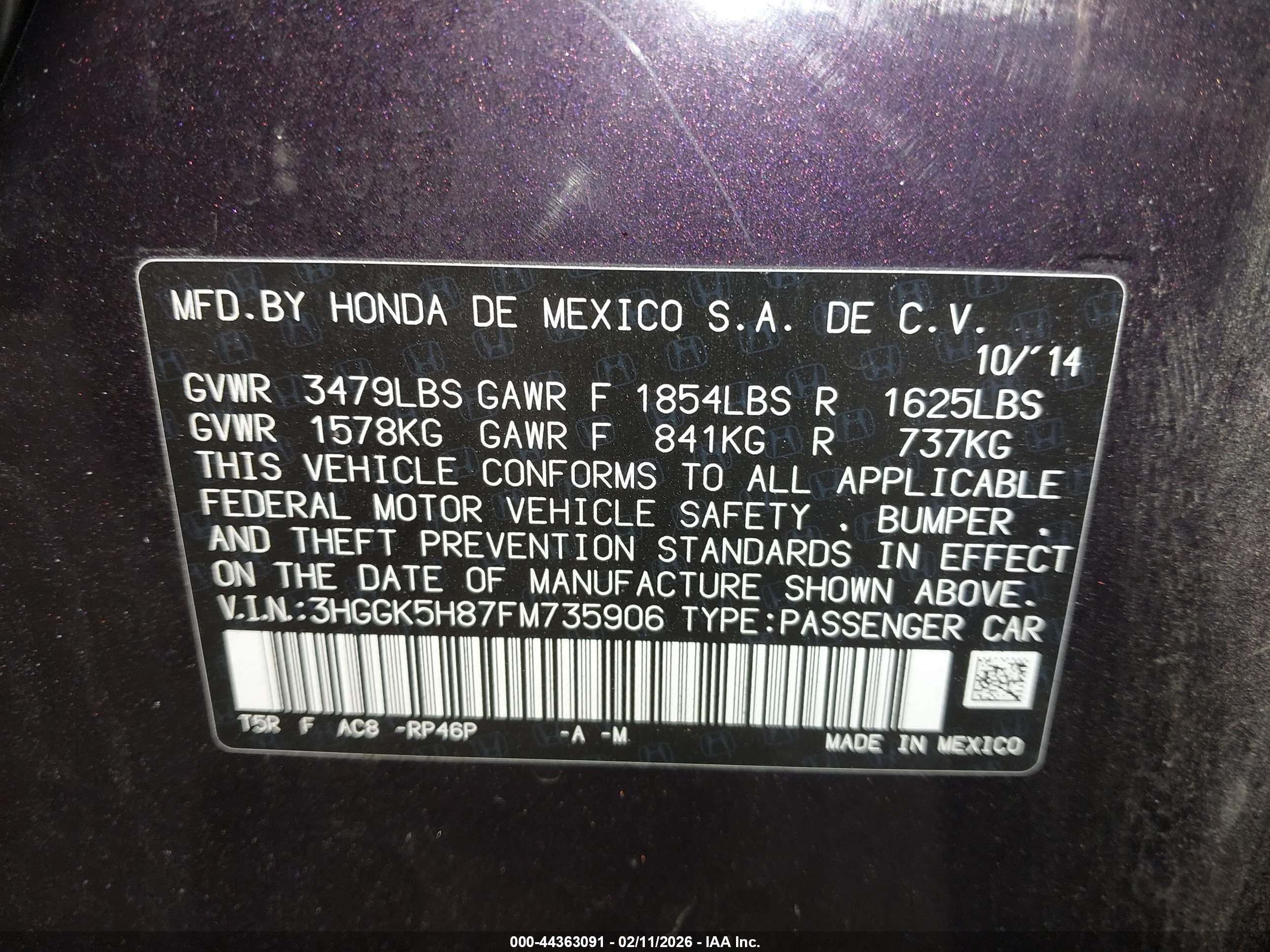 HONDA FIT image 9