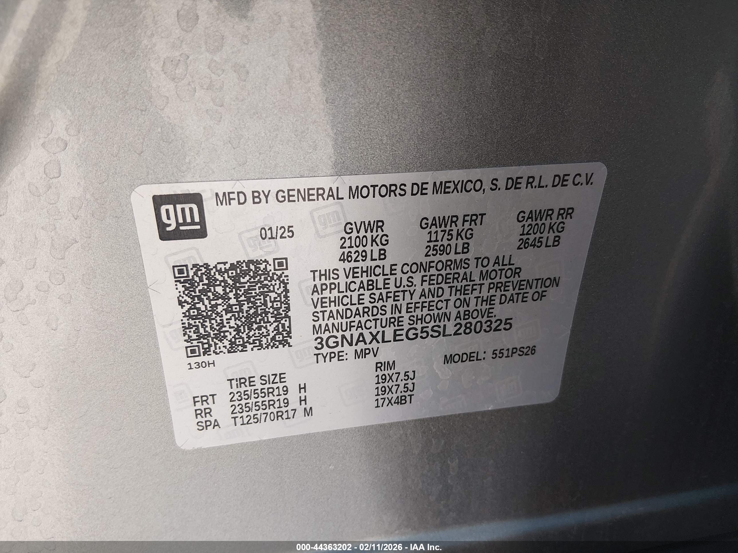 CHEVROLET EQUINOX image 9
