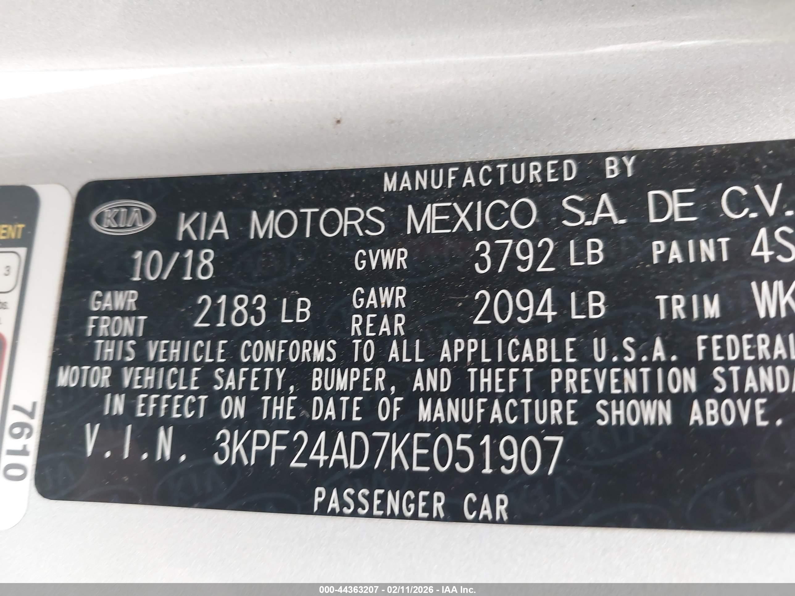 KIA FORTE image 9