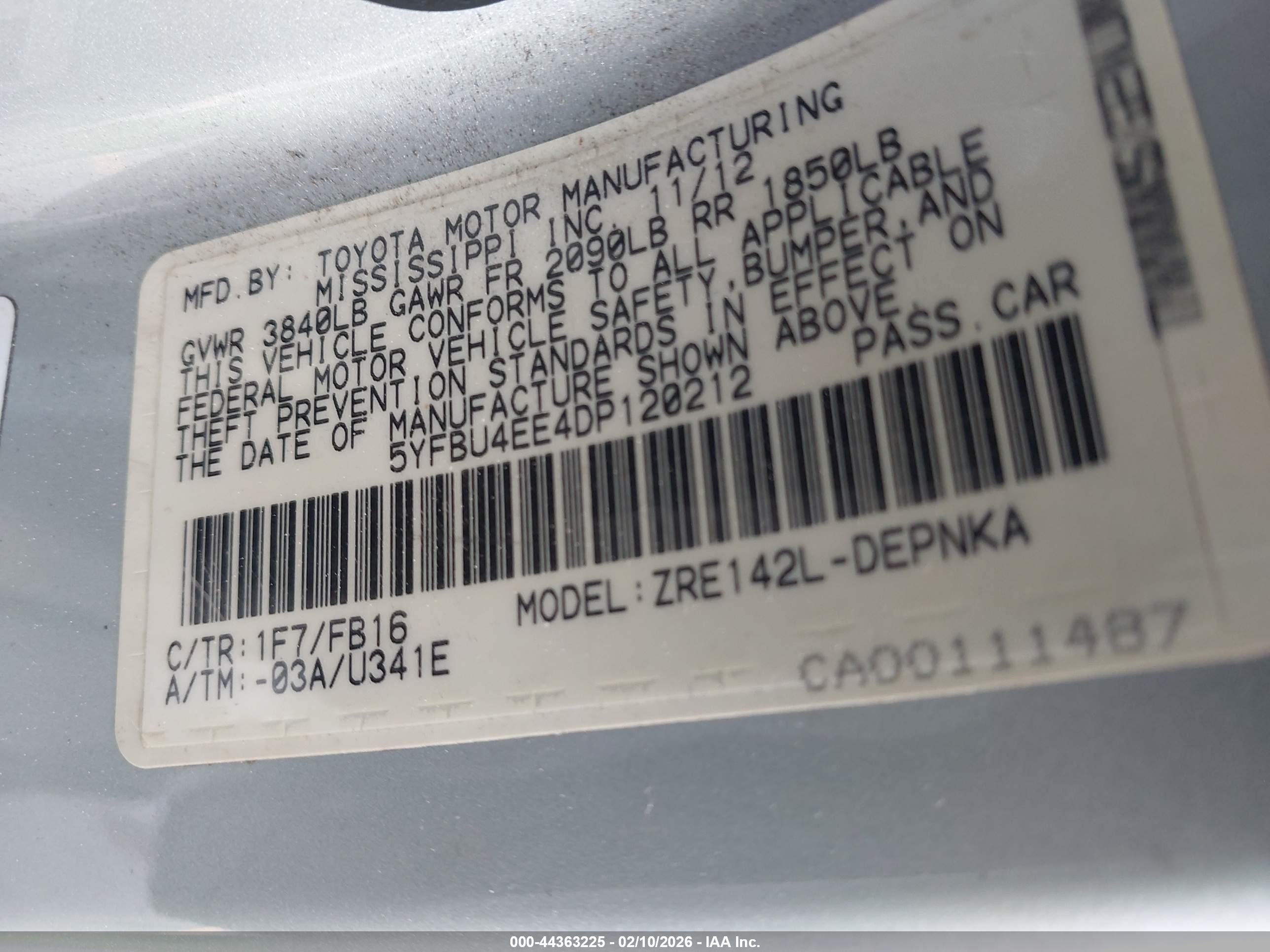 TOYOTA COROLLA image 9
