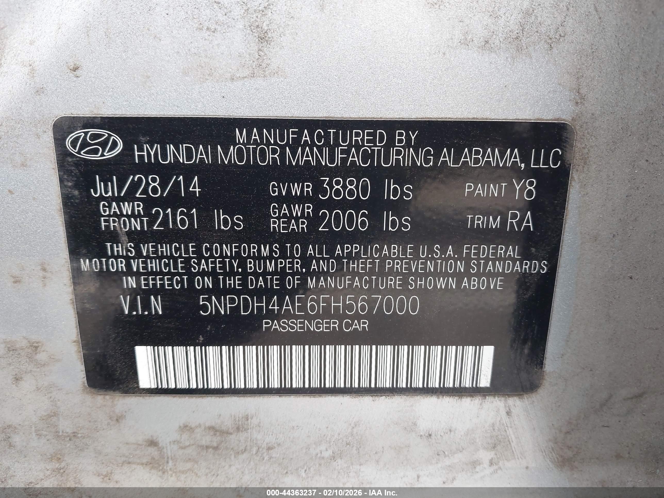 HYUNDAI ELANTRA image 9