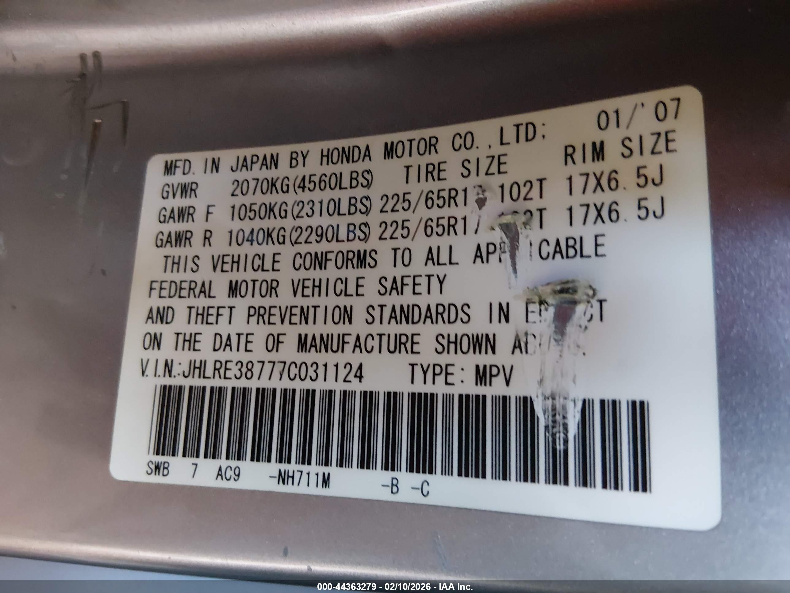 HONDA CR-V image 9
