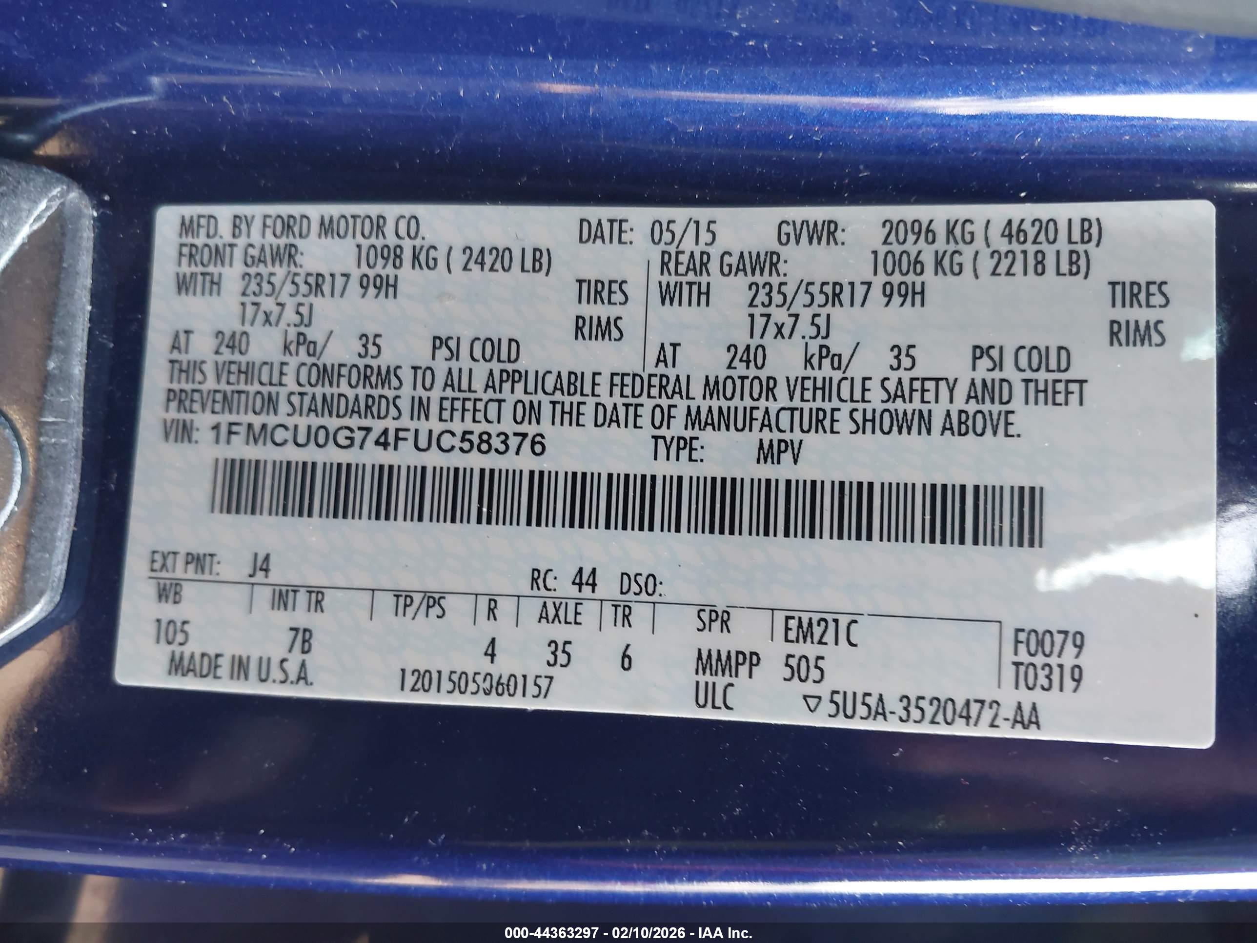 FORD ESCAPE image 9
