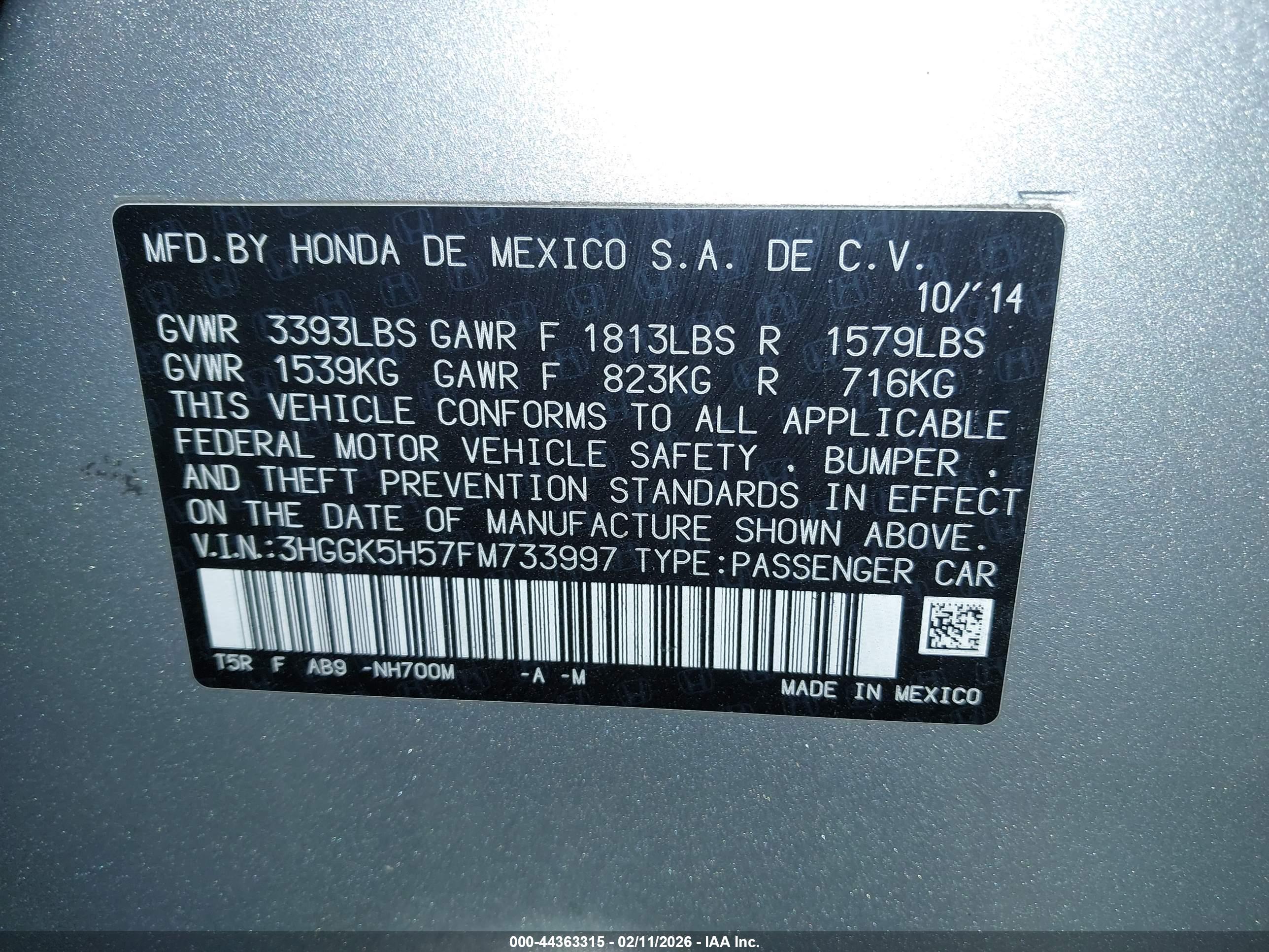 HONDA FIT image 9