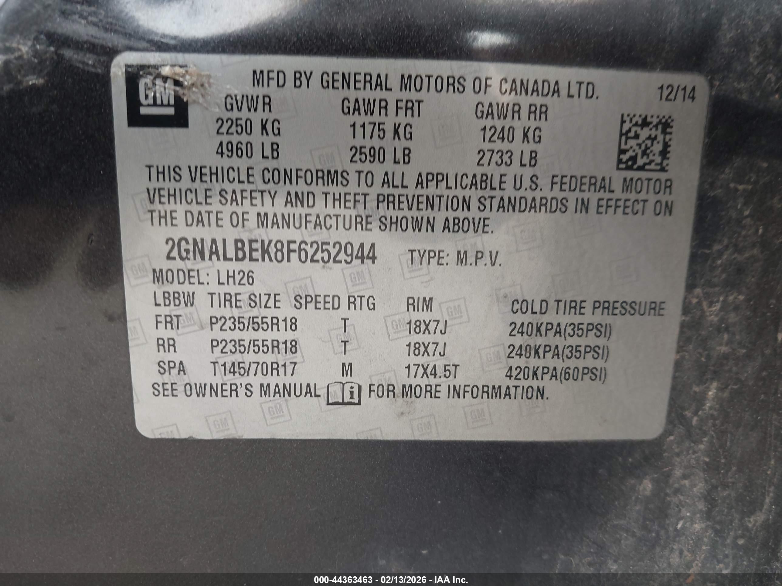 CHEVROLET EQUINOX image 9