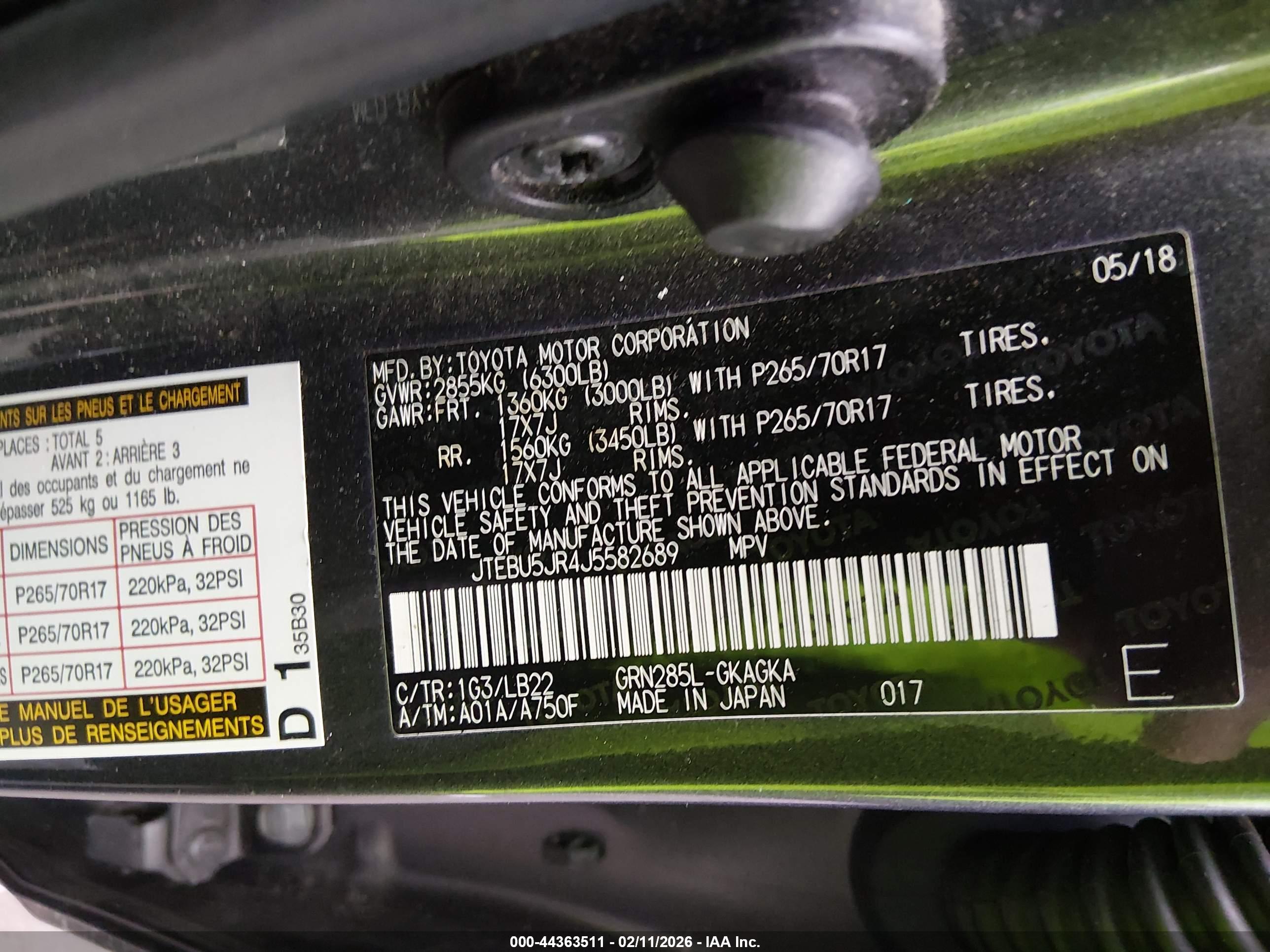 TOYOTA 4RUNNER image 9