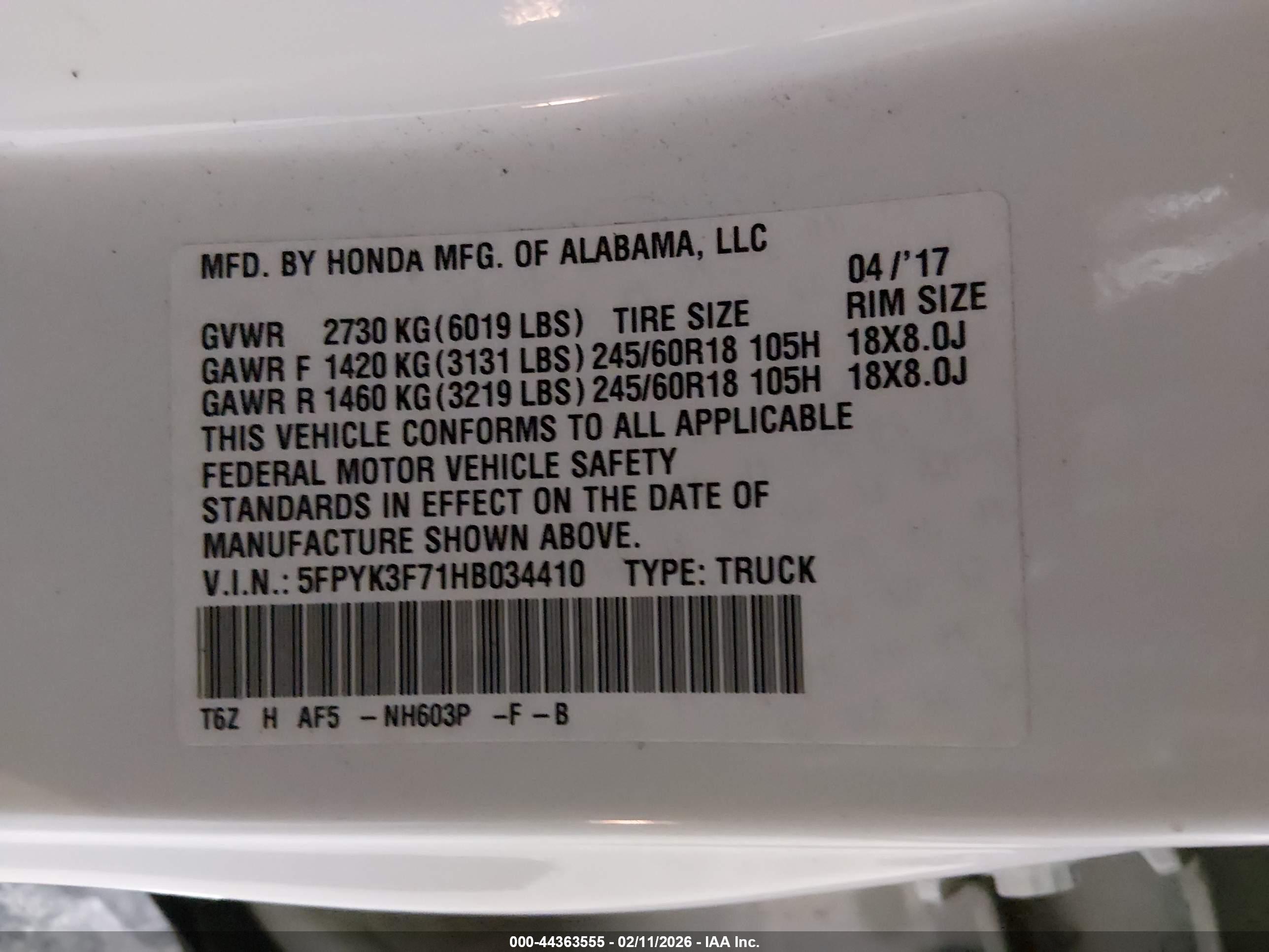 HONDA RIDGELINE image 9