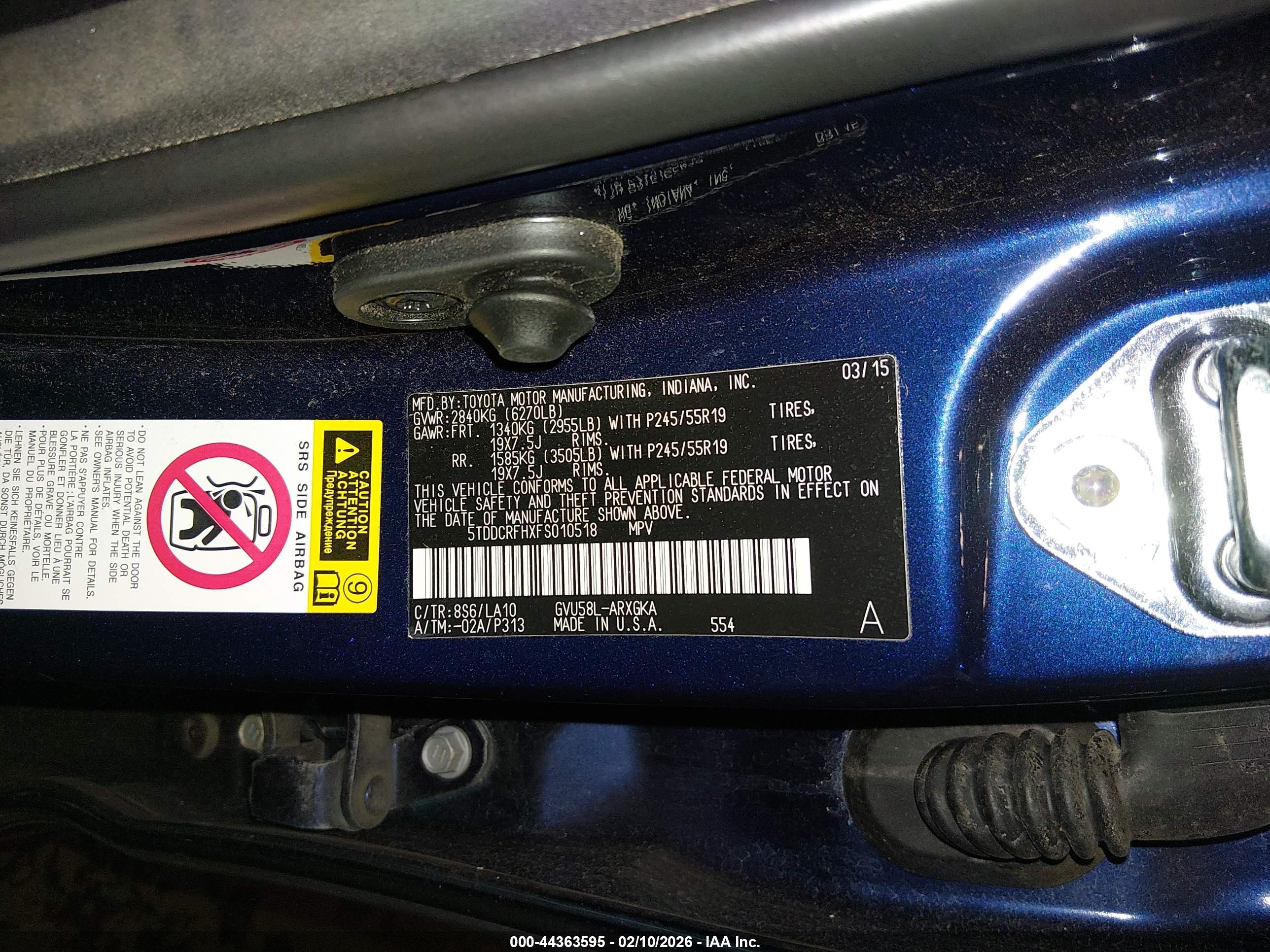 TOYOTA HIGHLANDER image 9