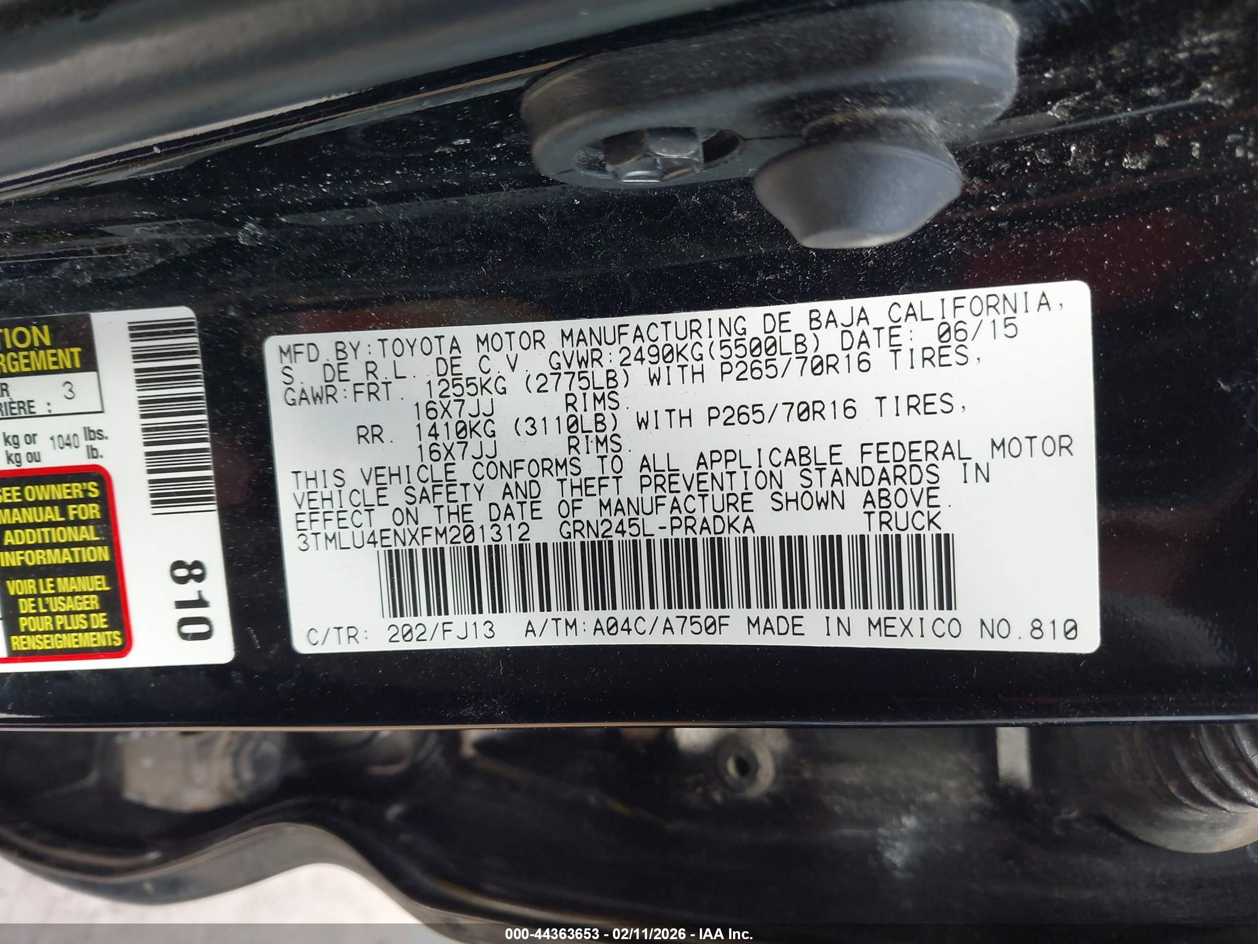 TOYOTA TACOMA image 9