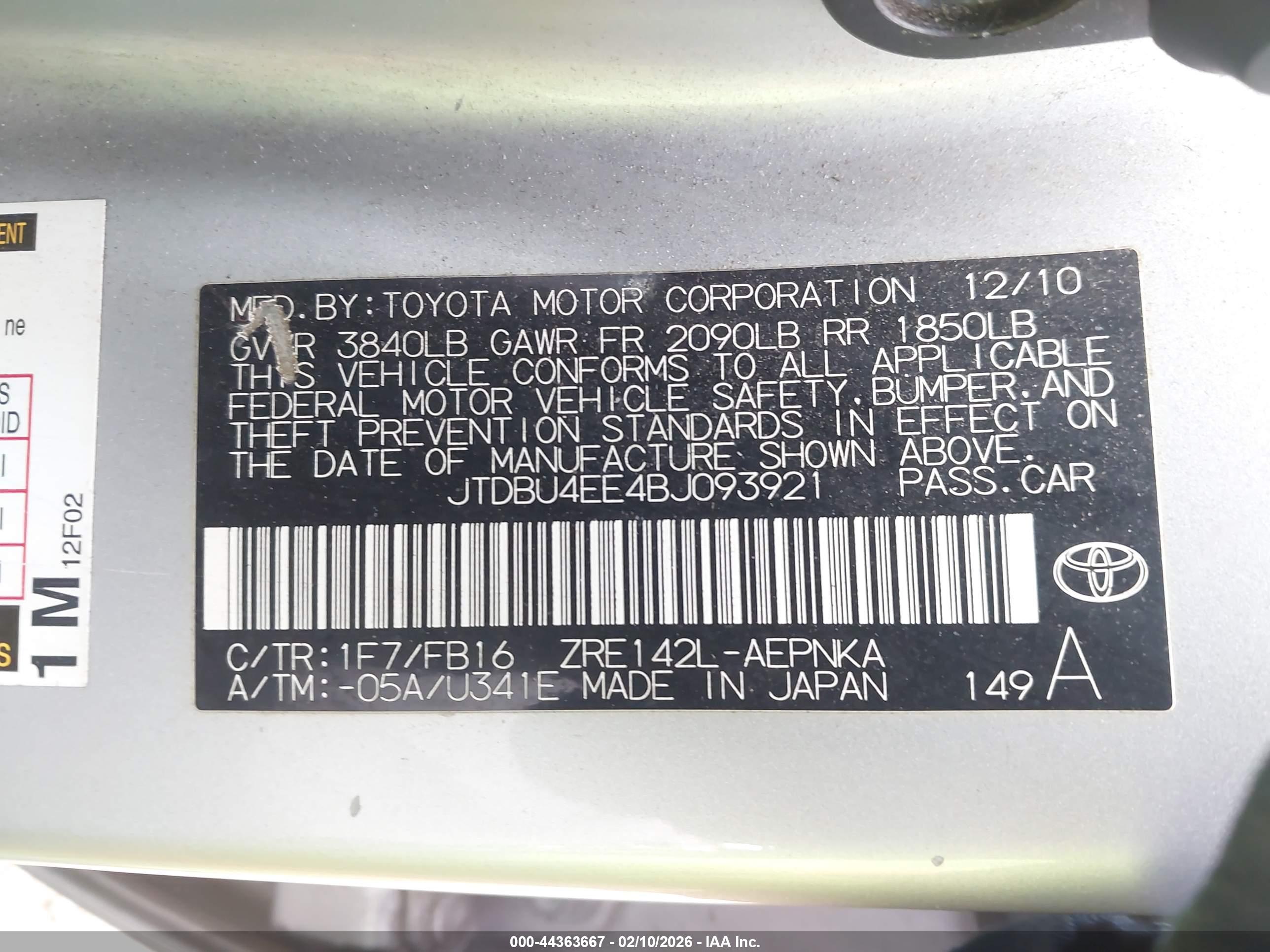TOYOTA COROLLA image 9