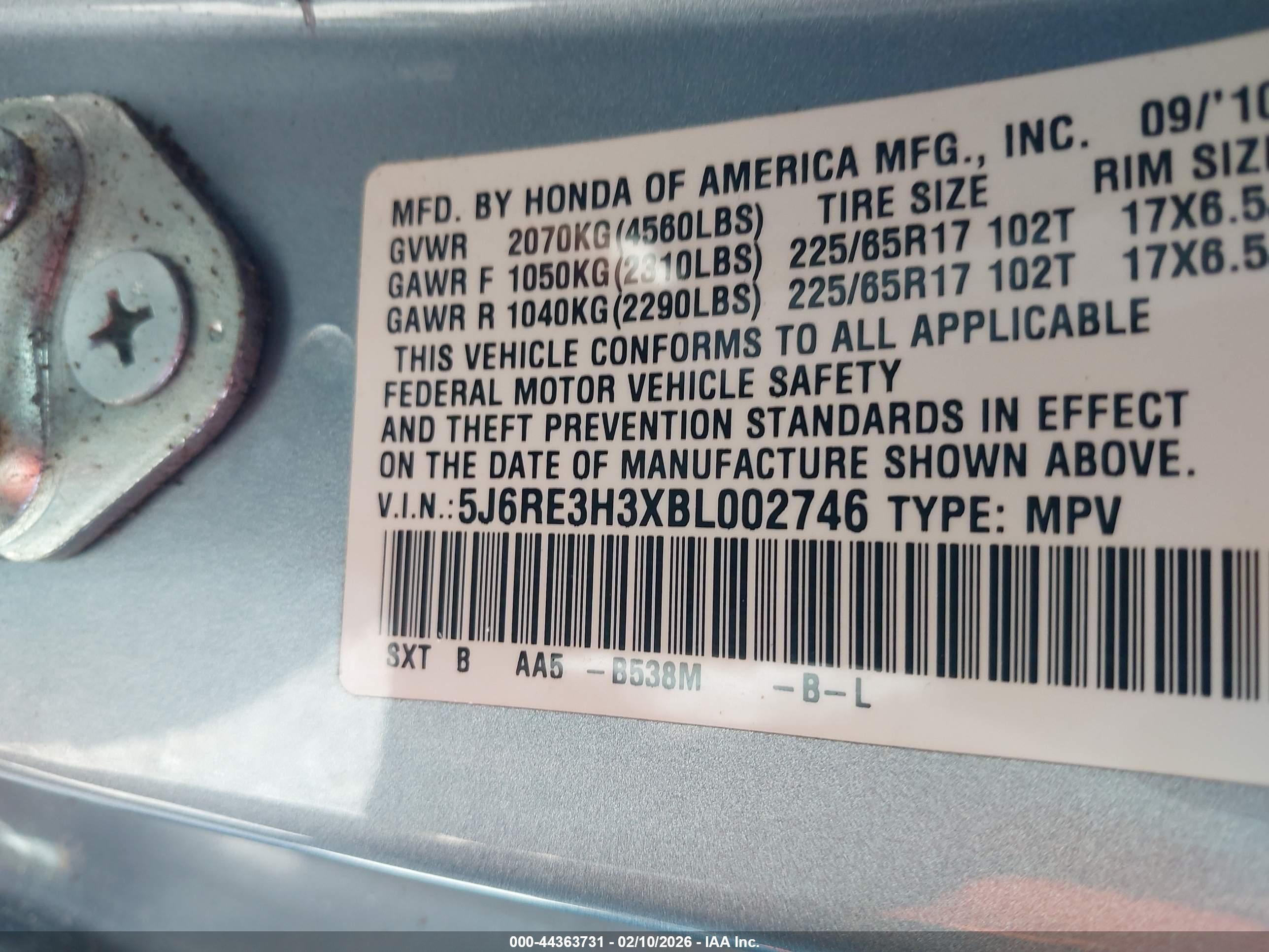 HONDA CR-V image 9