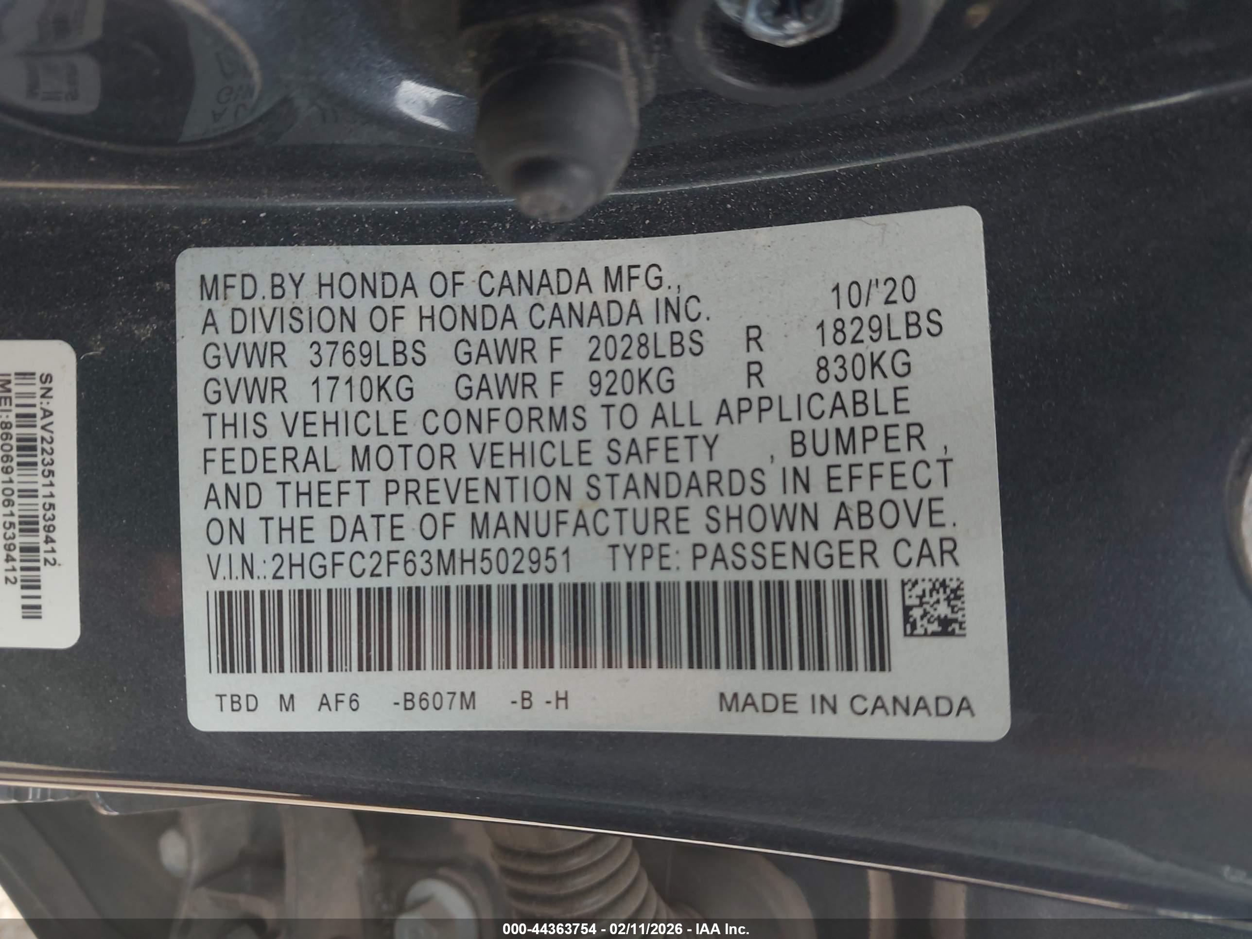 HONDA CIVIC image 9