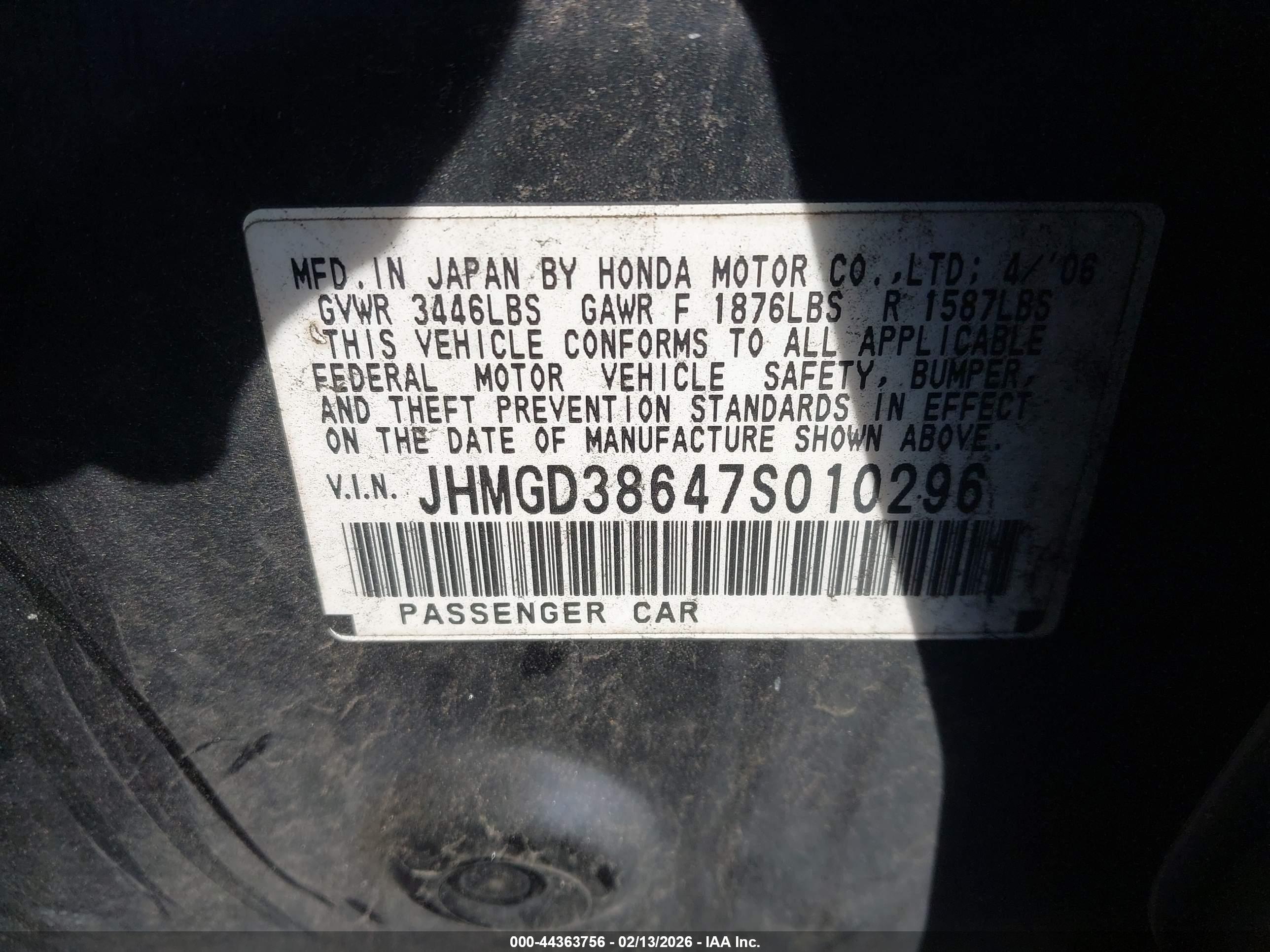 HONDA FIT image 9