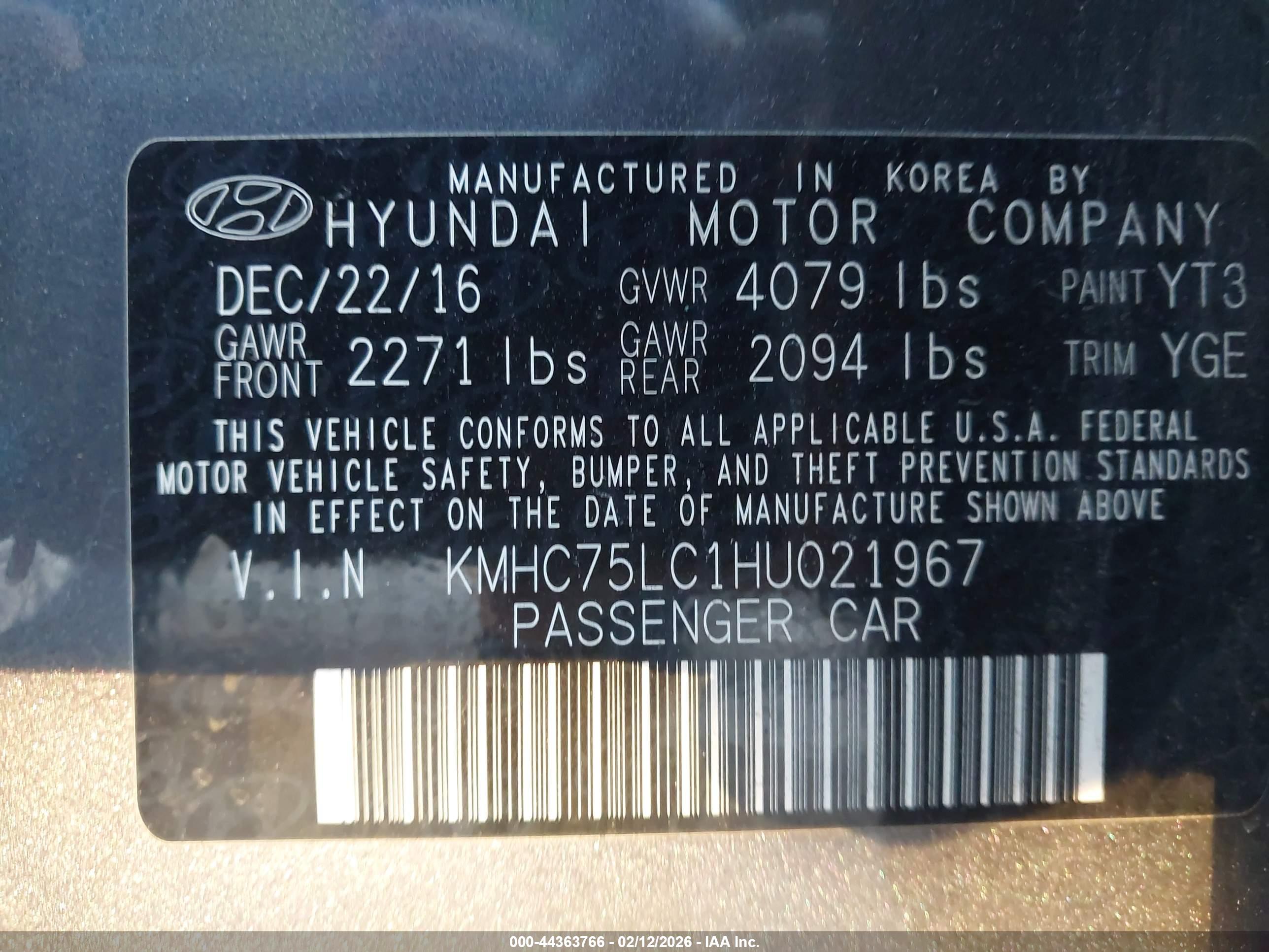 HYUNDAI IONIQ image 9