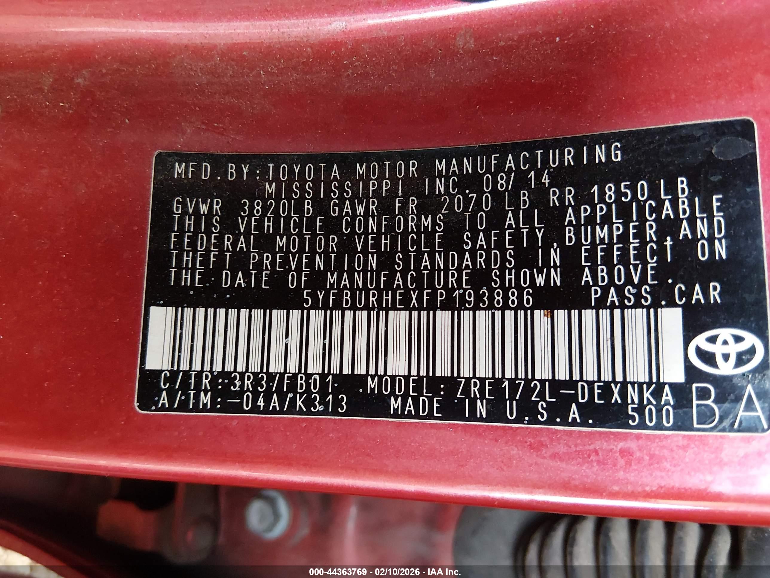 TOYOTA COROLLA image 9