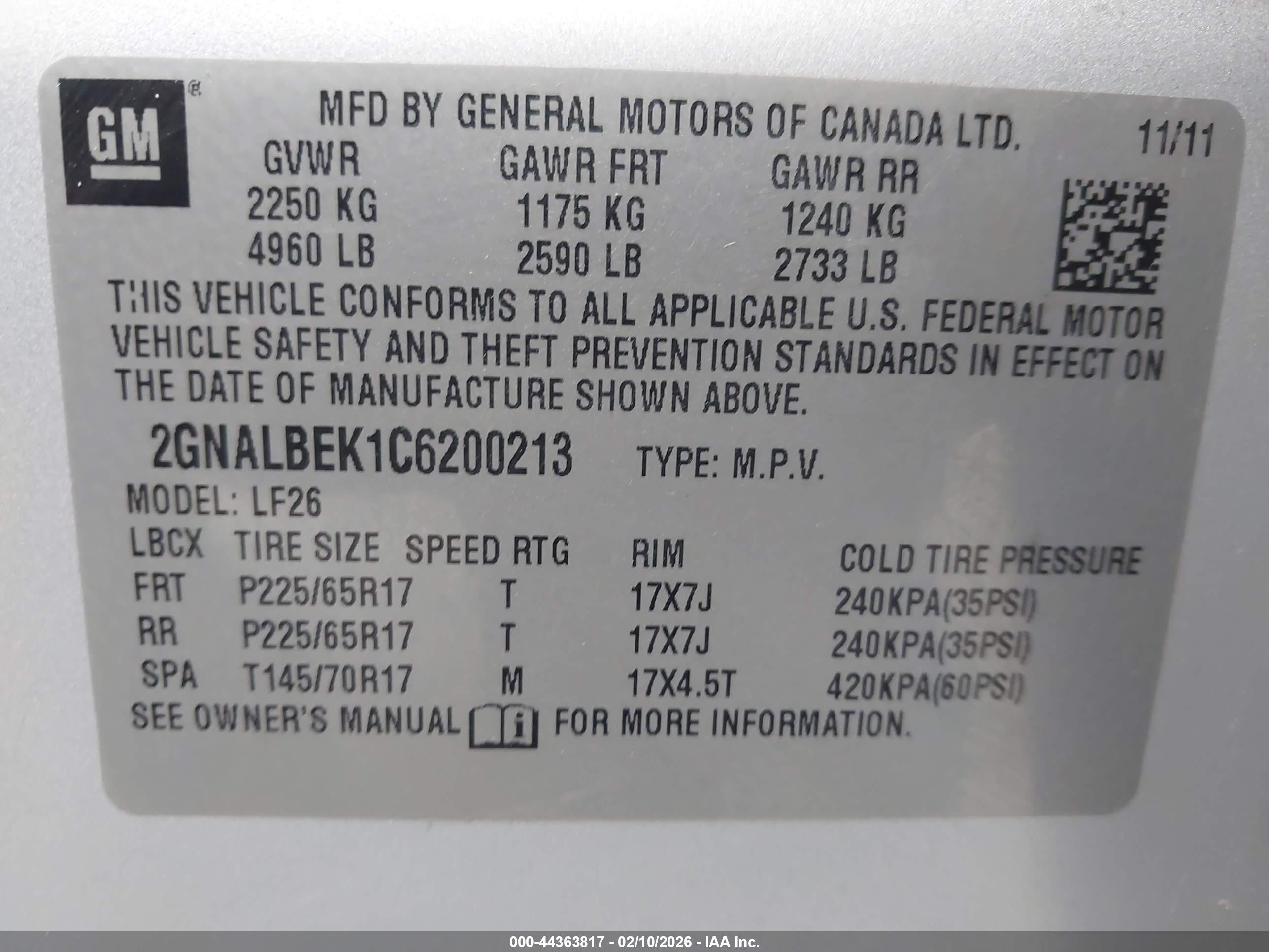 CHEVROLET EQUINOX image 9