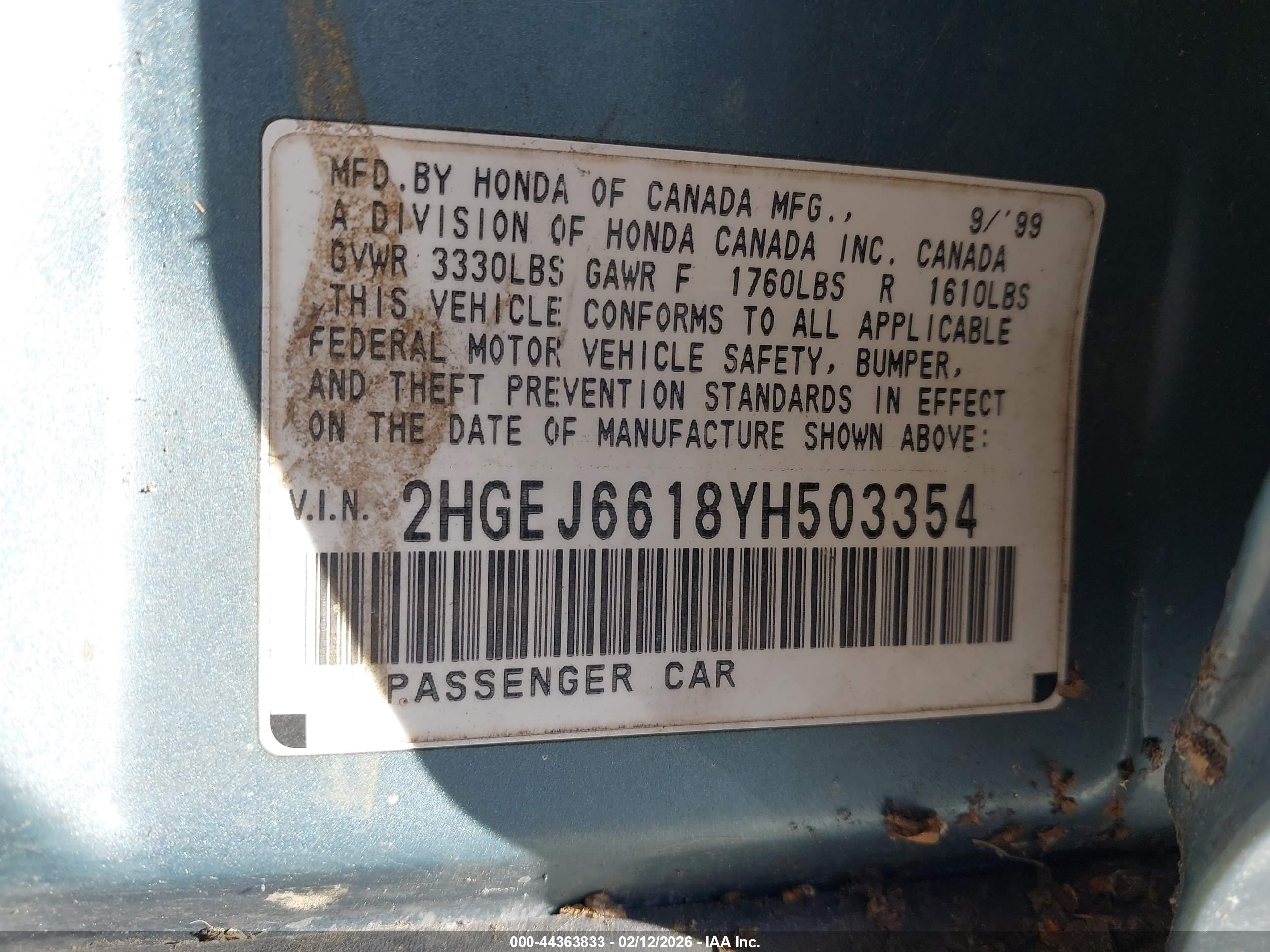 HONDA CIVIC image 9