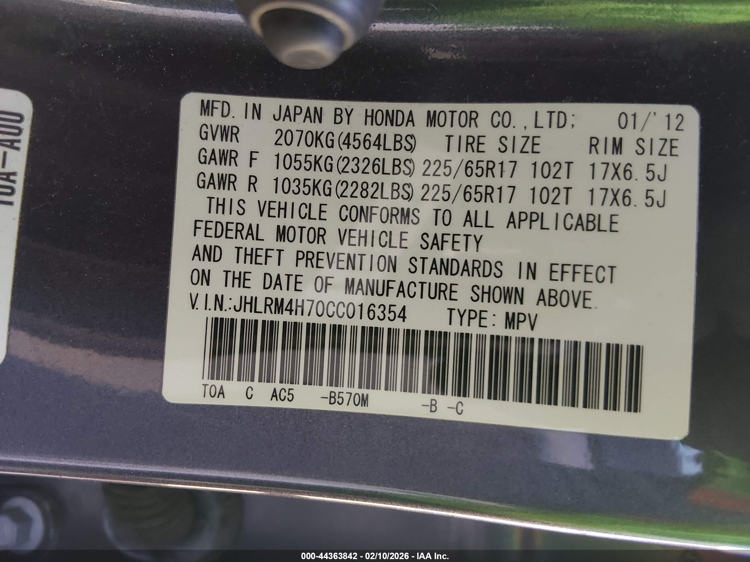 HONDA CR-V image 9