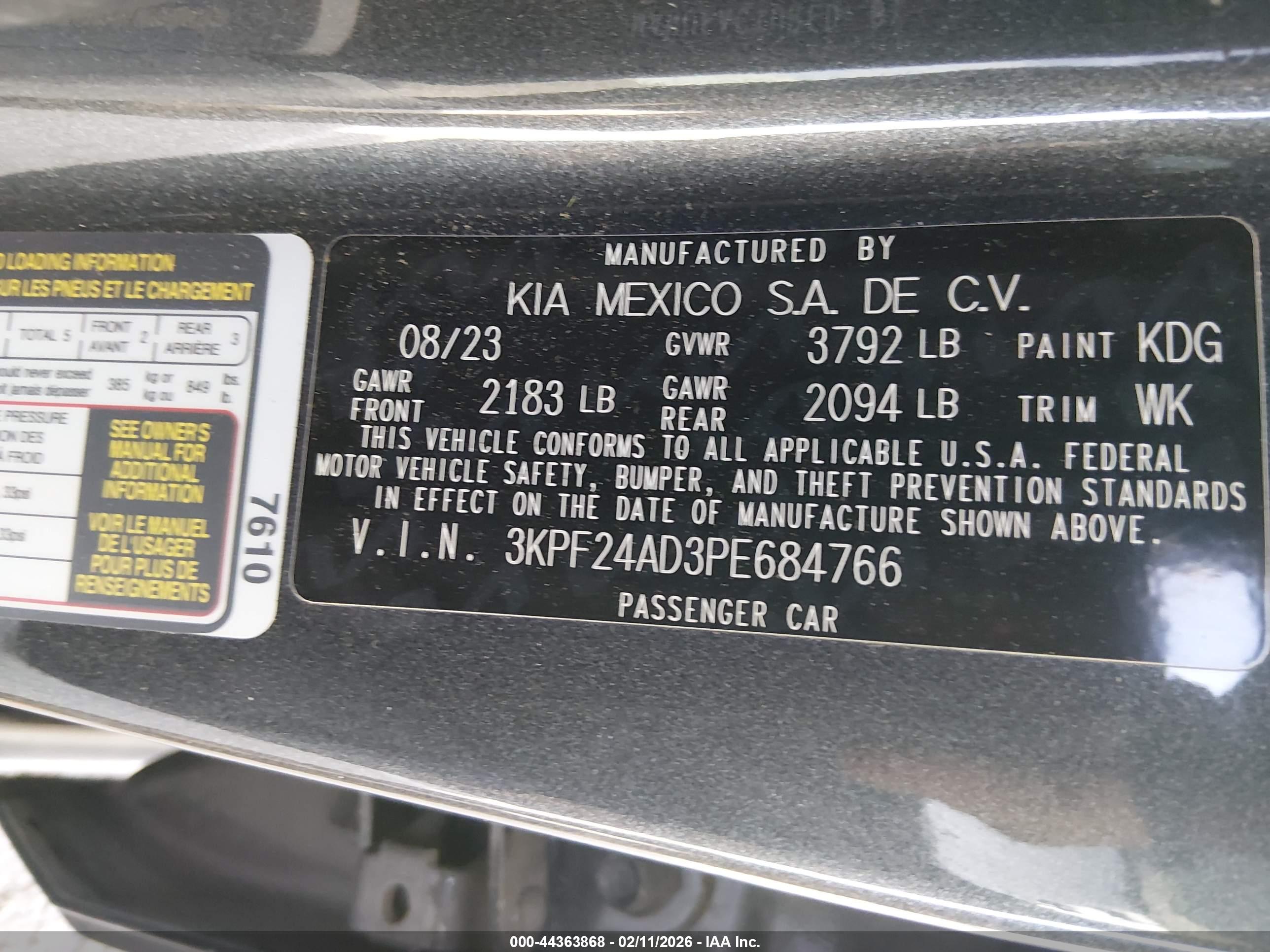 KIA FORTE image 9