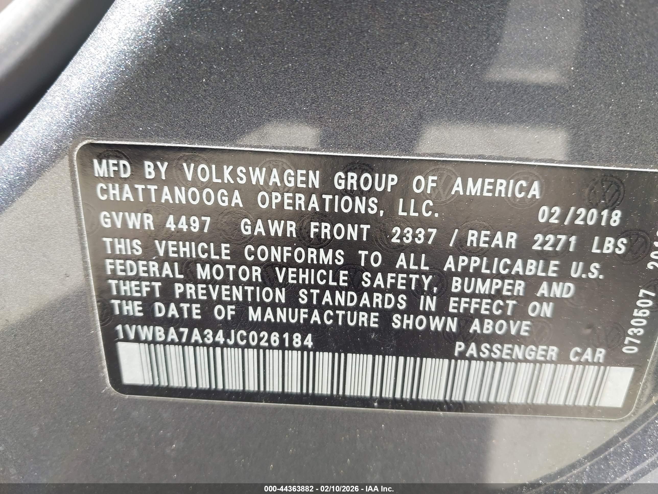 VOLKSWAGEN PASSAT image 9