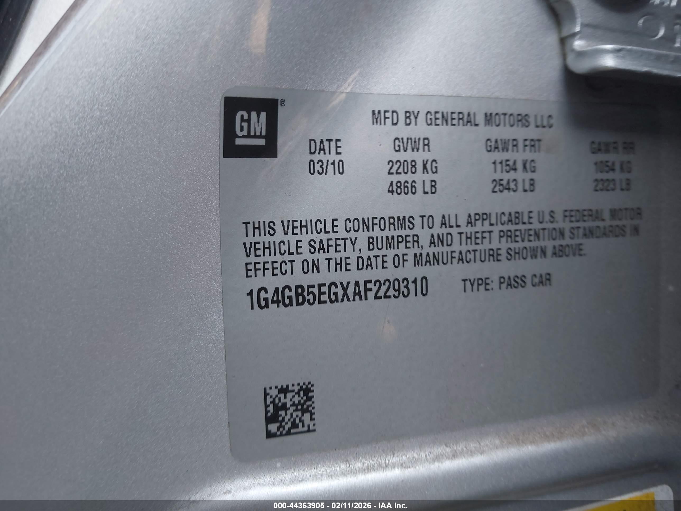 BUICK LACROSSE image 9