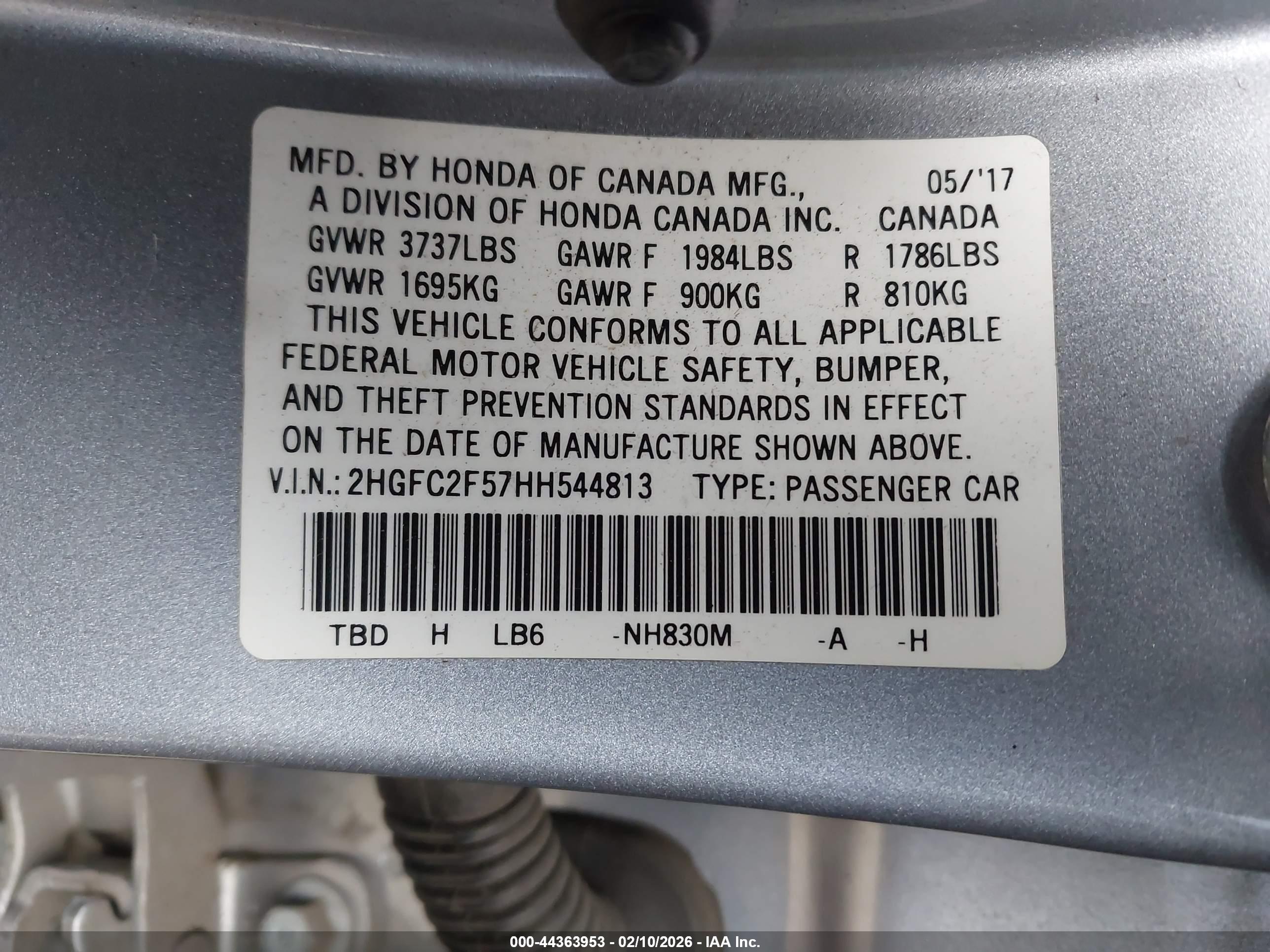 HONDA CIVIC image 9