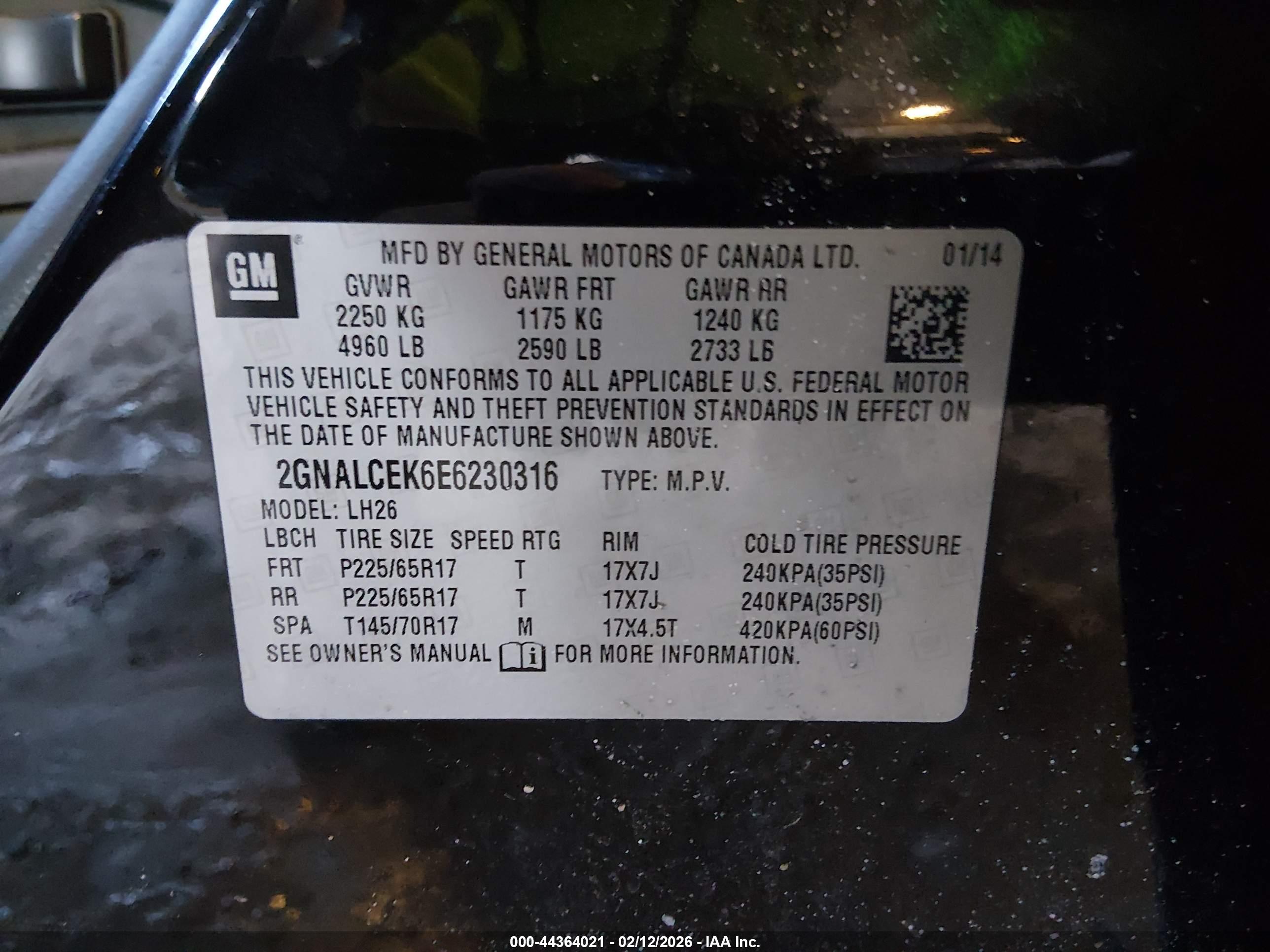 CHEVROLET EQUINOX image 9