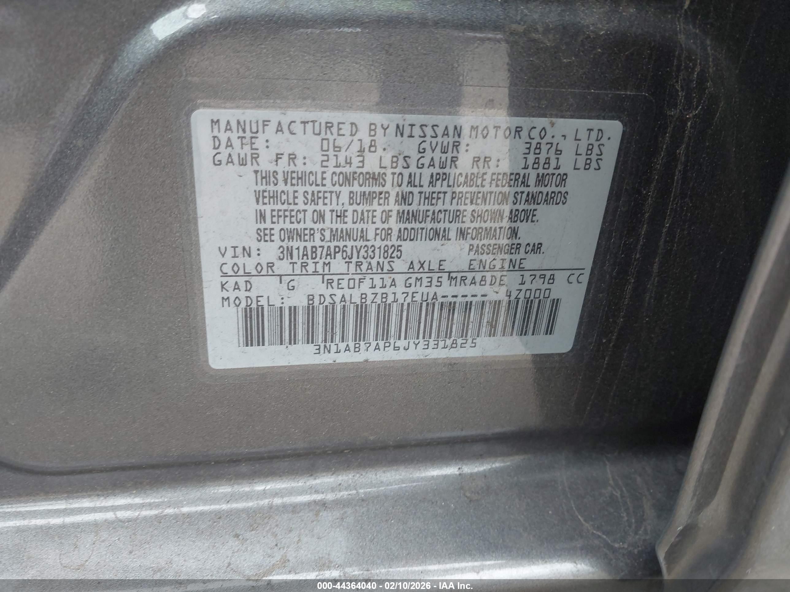 NISSAN SENTRA image 9