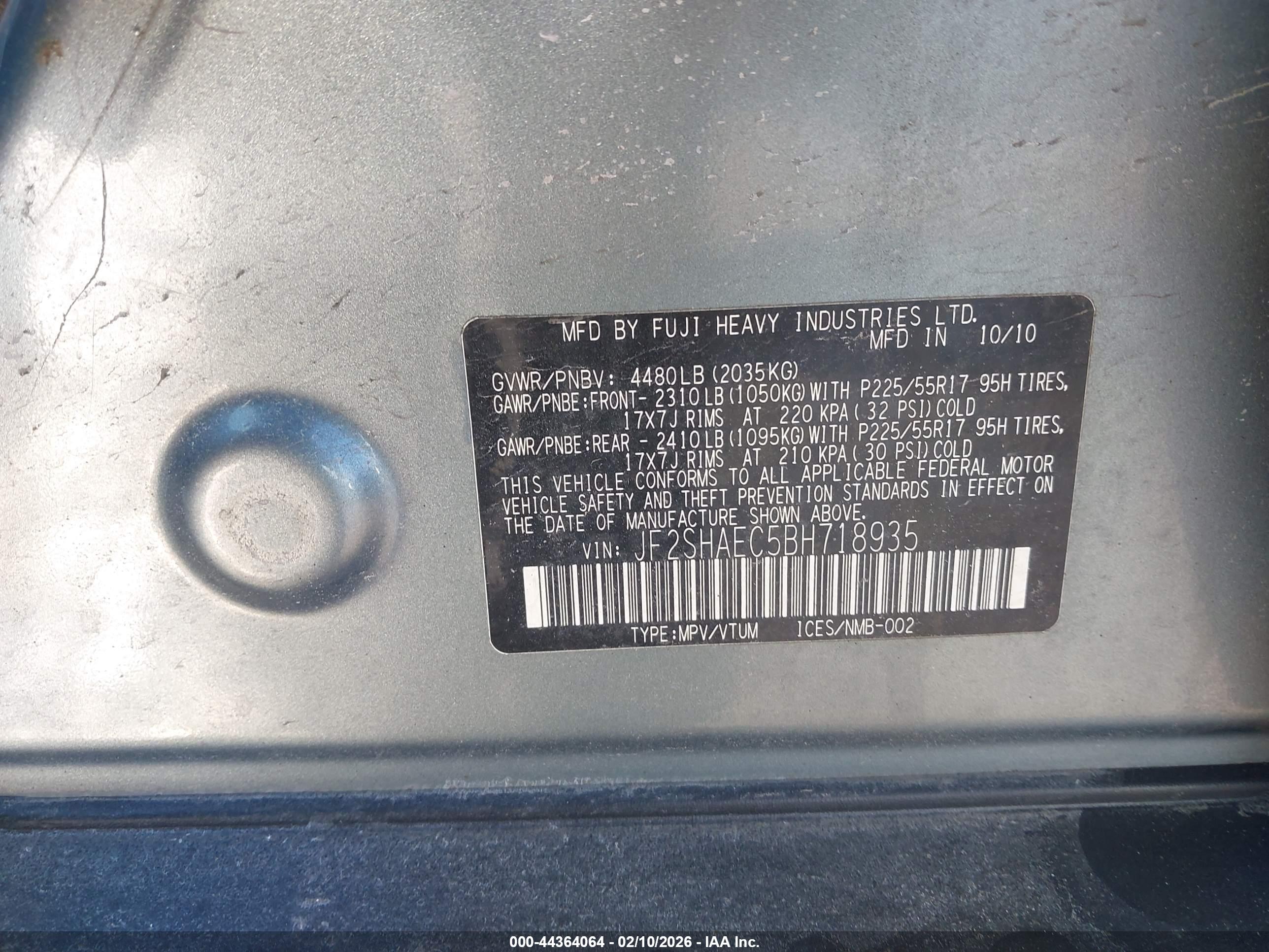 SUBARU FORESTER image 9