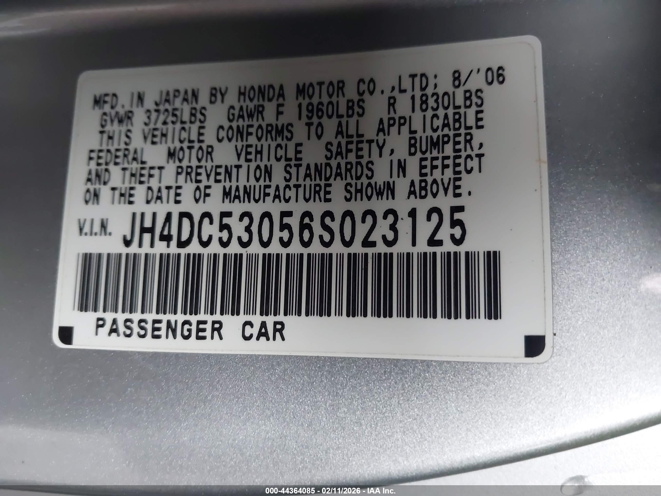 ACURA RSX image 9