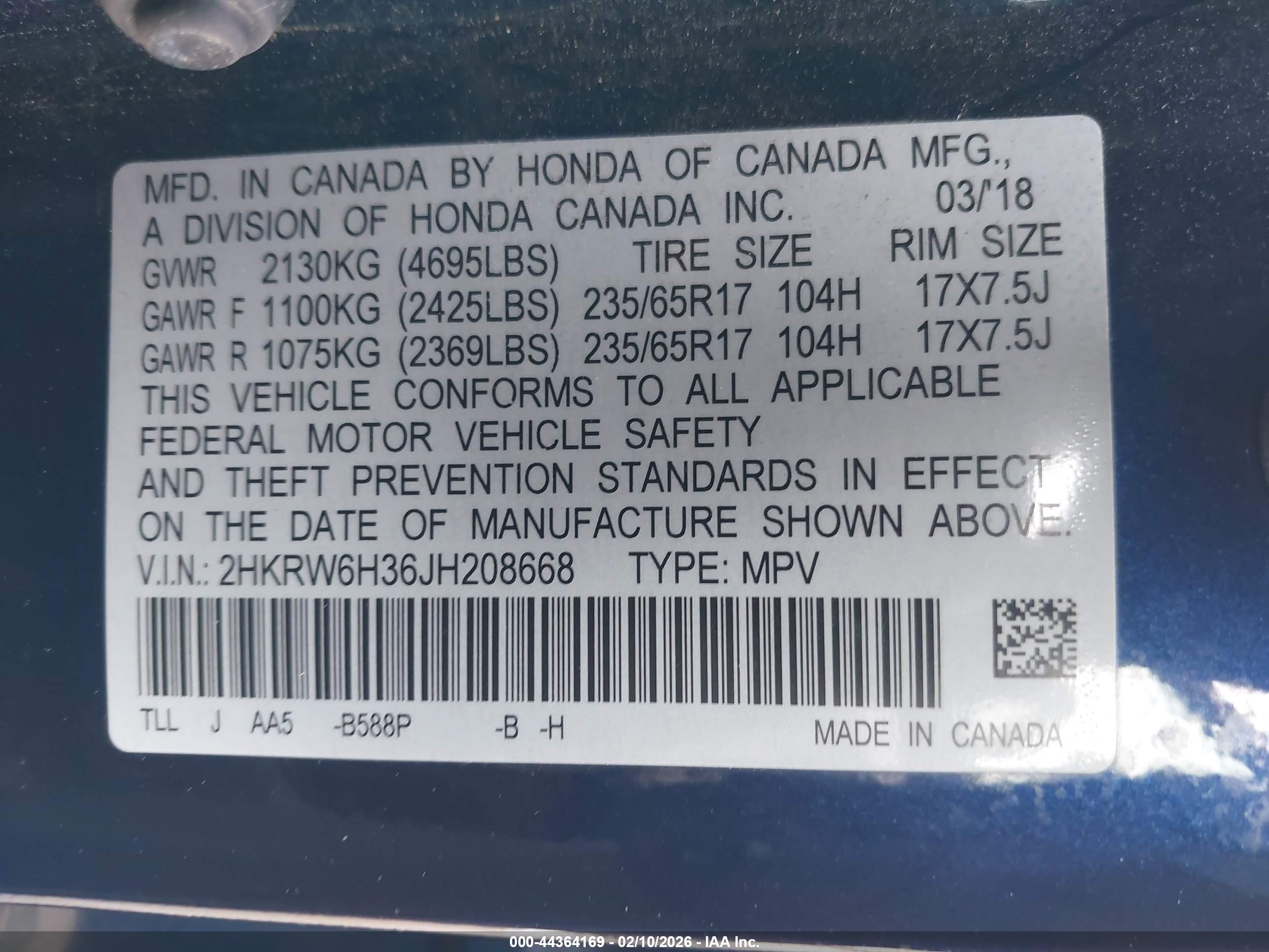 HONDA CR-V image 9